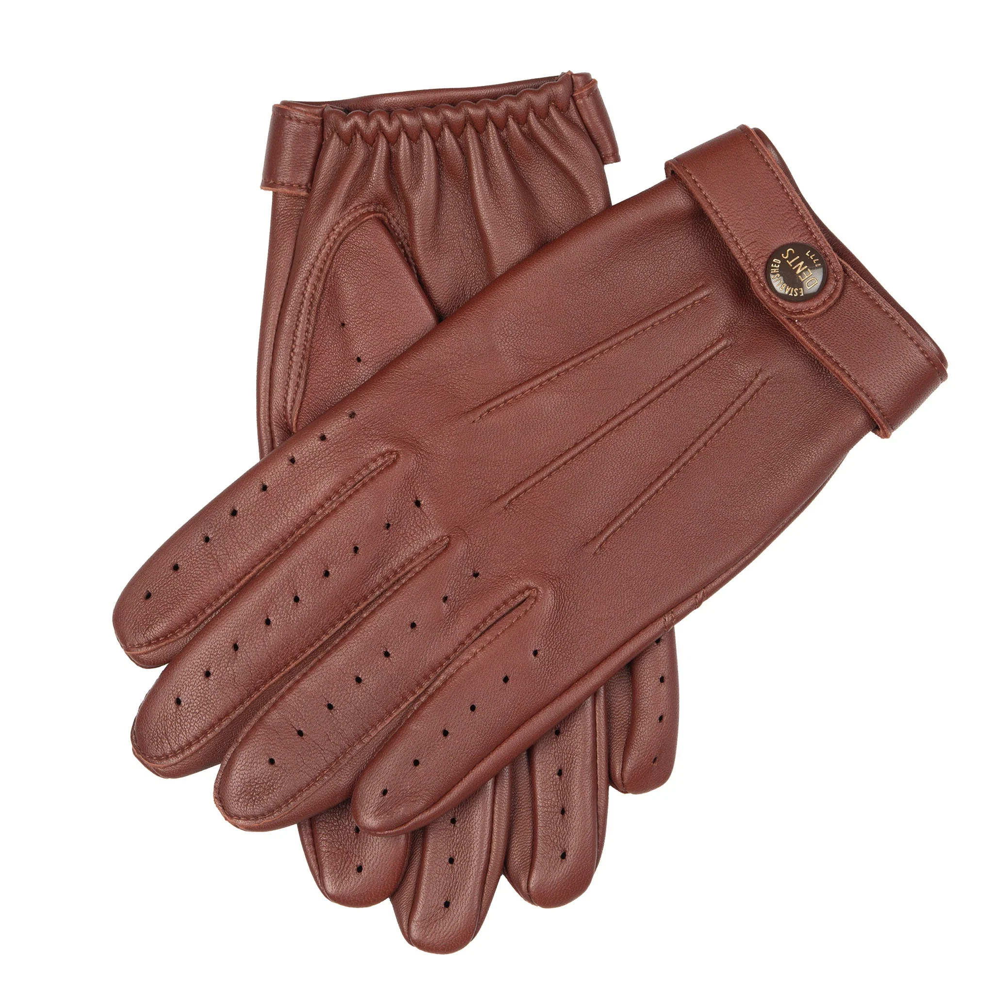 Men's Heritage Three-Point Leather Driving Gloves - Image 10