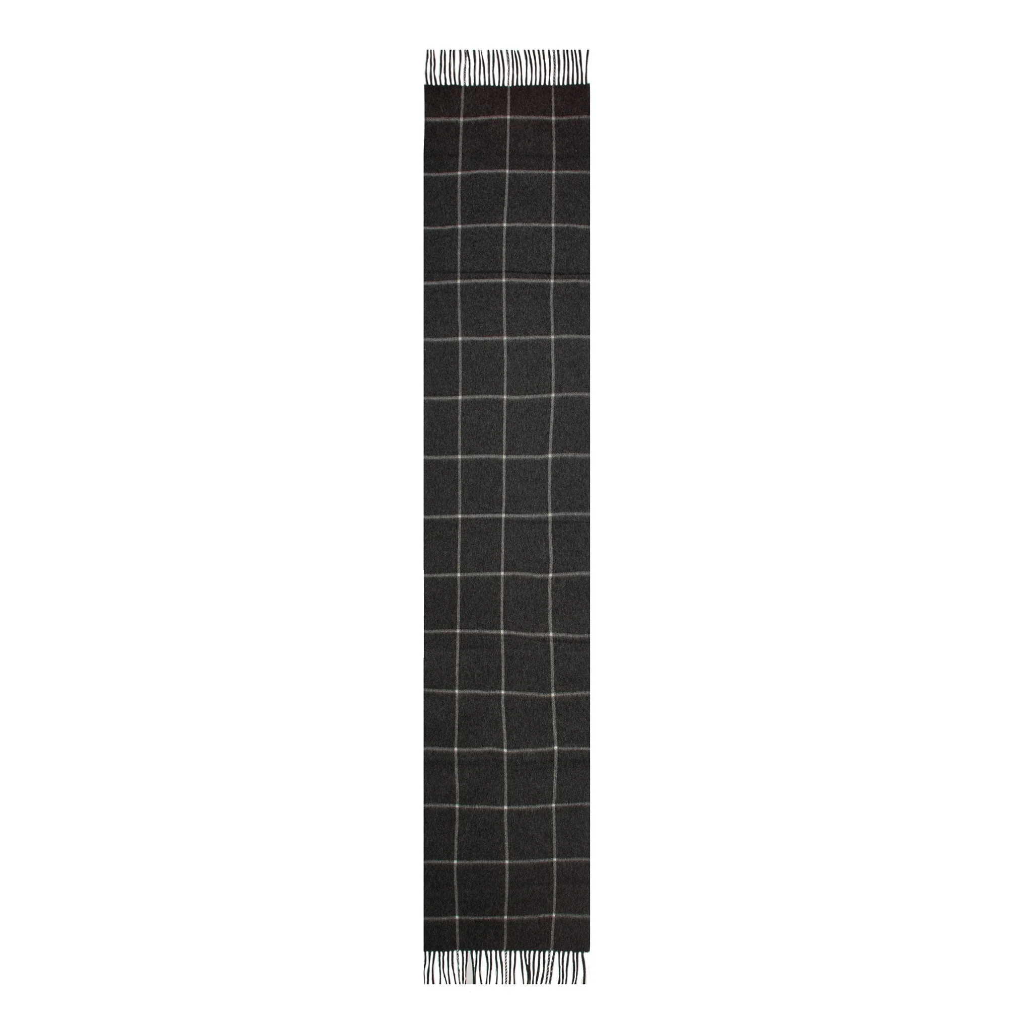 Heritage Extra-Large Check Cashmere Scarf with Tassels and Gift Box - Image 16
