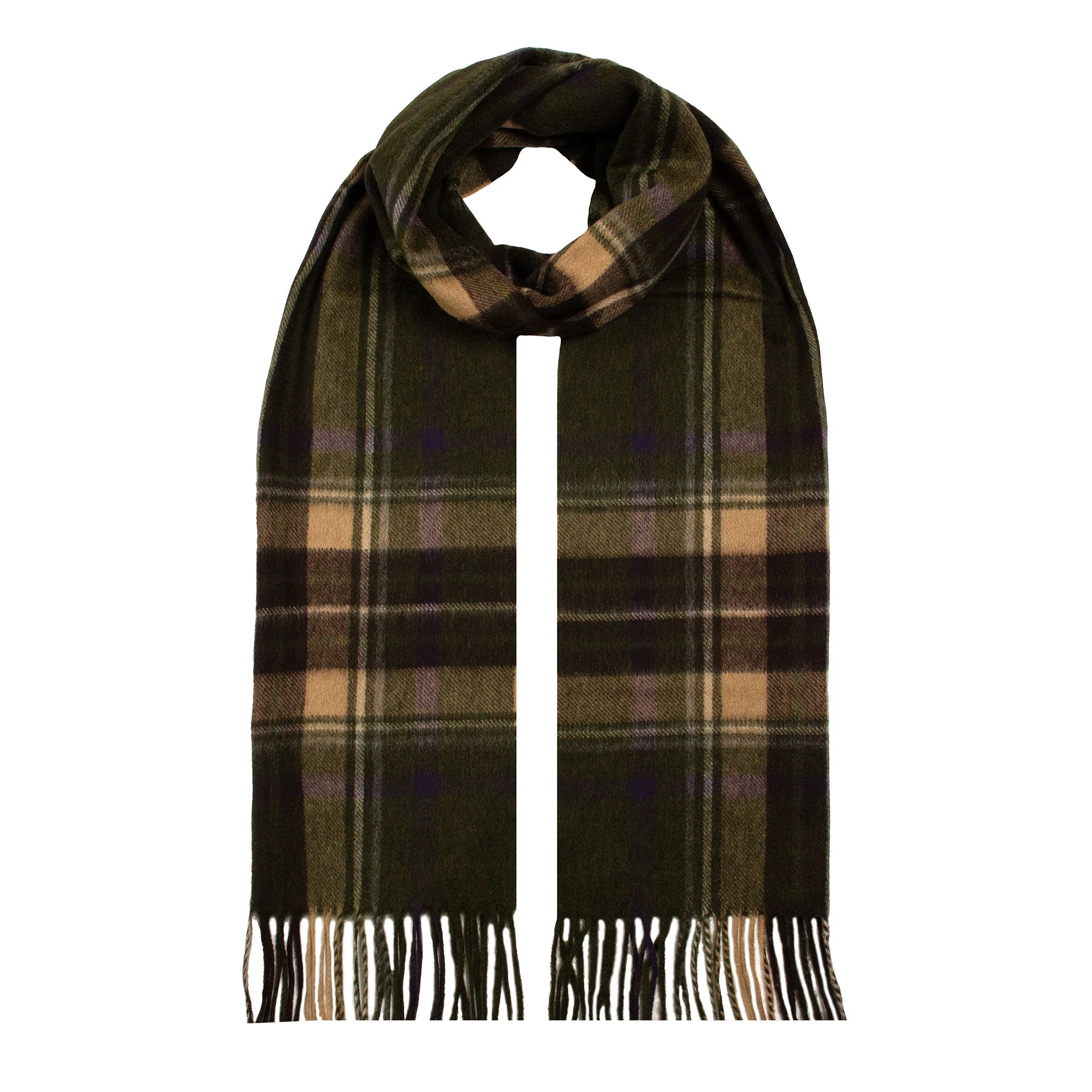 Heritage Extra-Large Check Cashmere Scarf with Tassels and Gift Box - Image 18