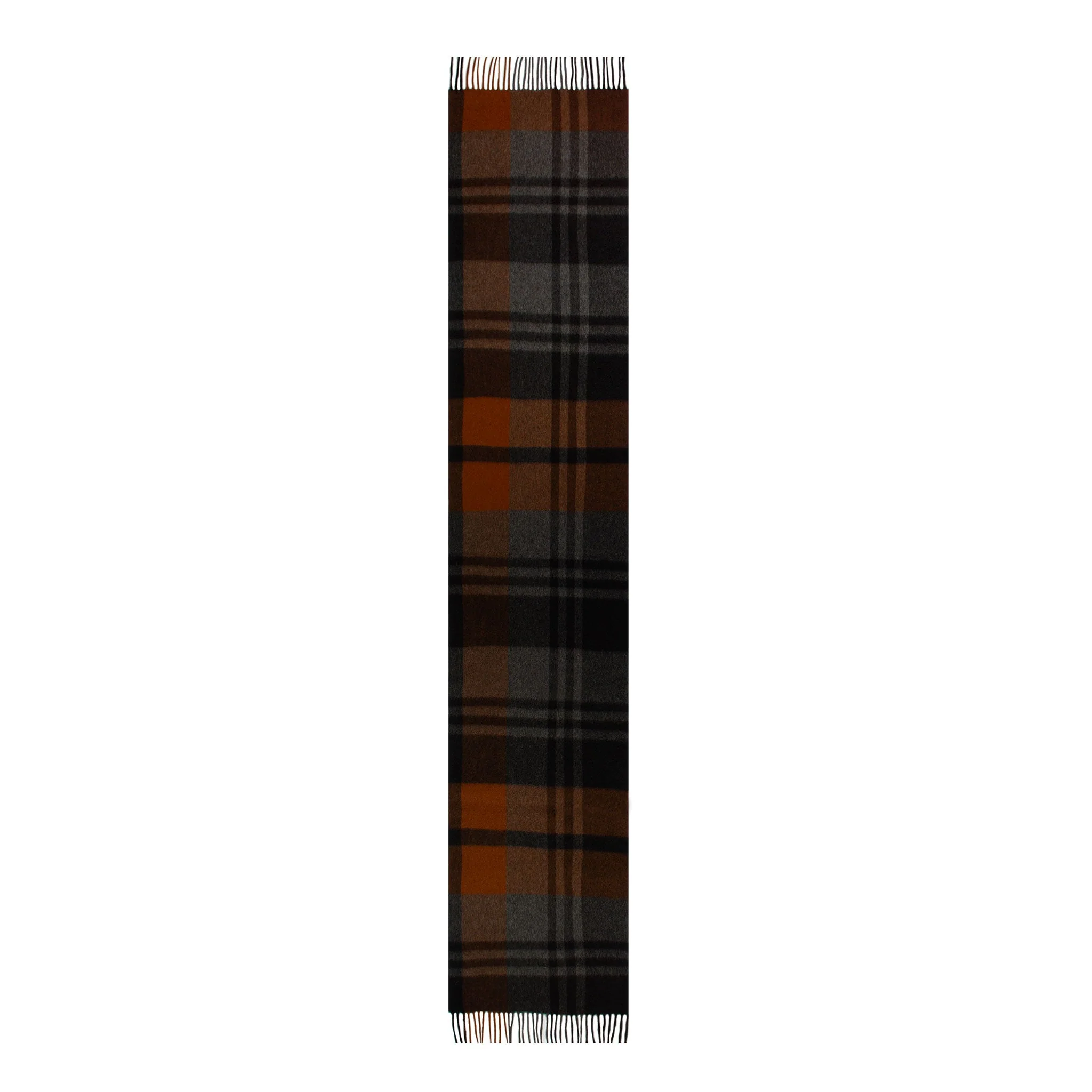 Heritage Extra-Large Check Cashmere Scarf with Tassels and Gift Box - Image 22
