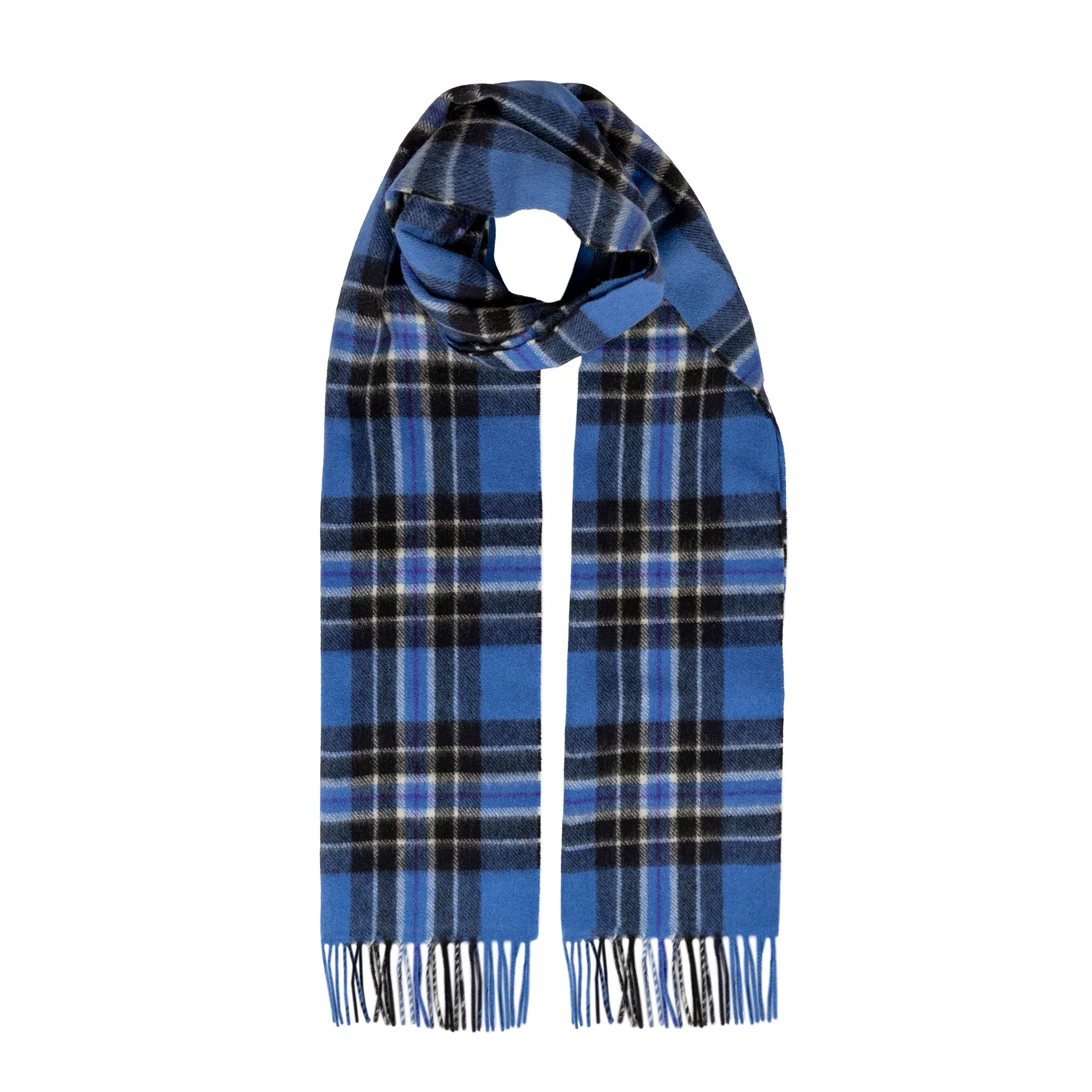 Heritage Large Check Cashmere Scarf with Tassels and Gift Box - Image 16
