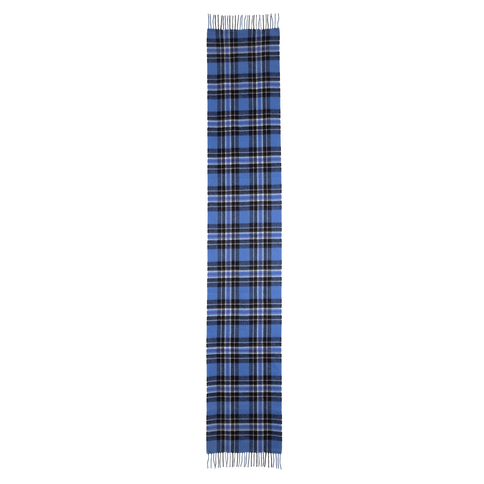 Heritage Large Check Cashmere Scarf with Tassels and Gift Box - Image 17
