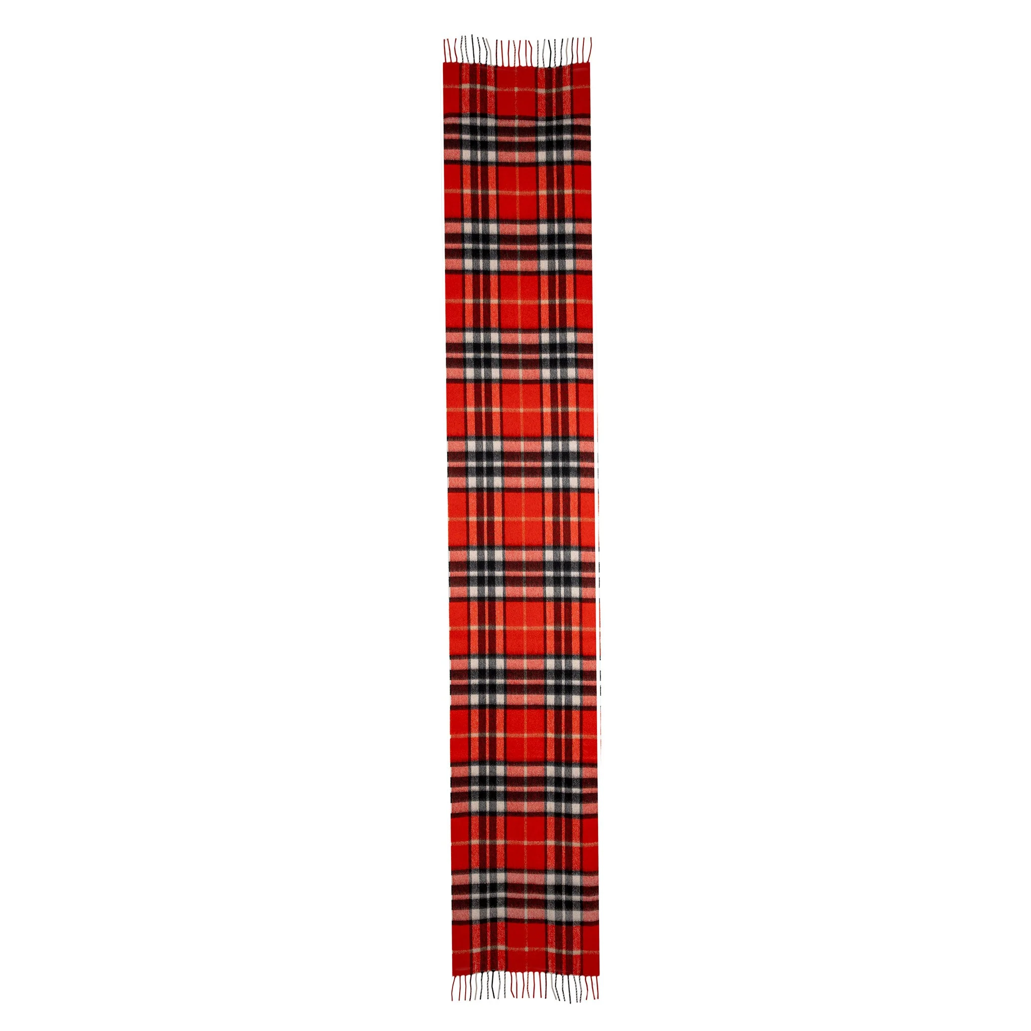 Heritage Large Check Cashmere Scarf with Tassels and Gift Box - Image 20