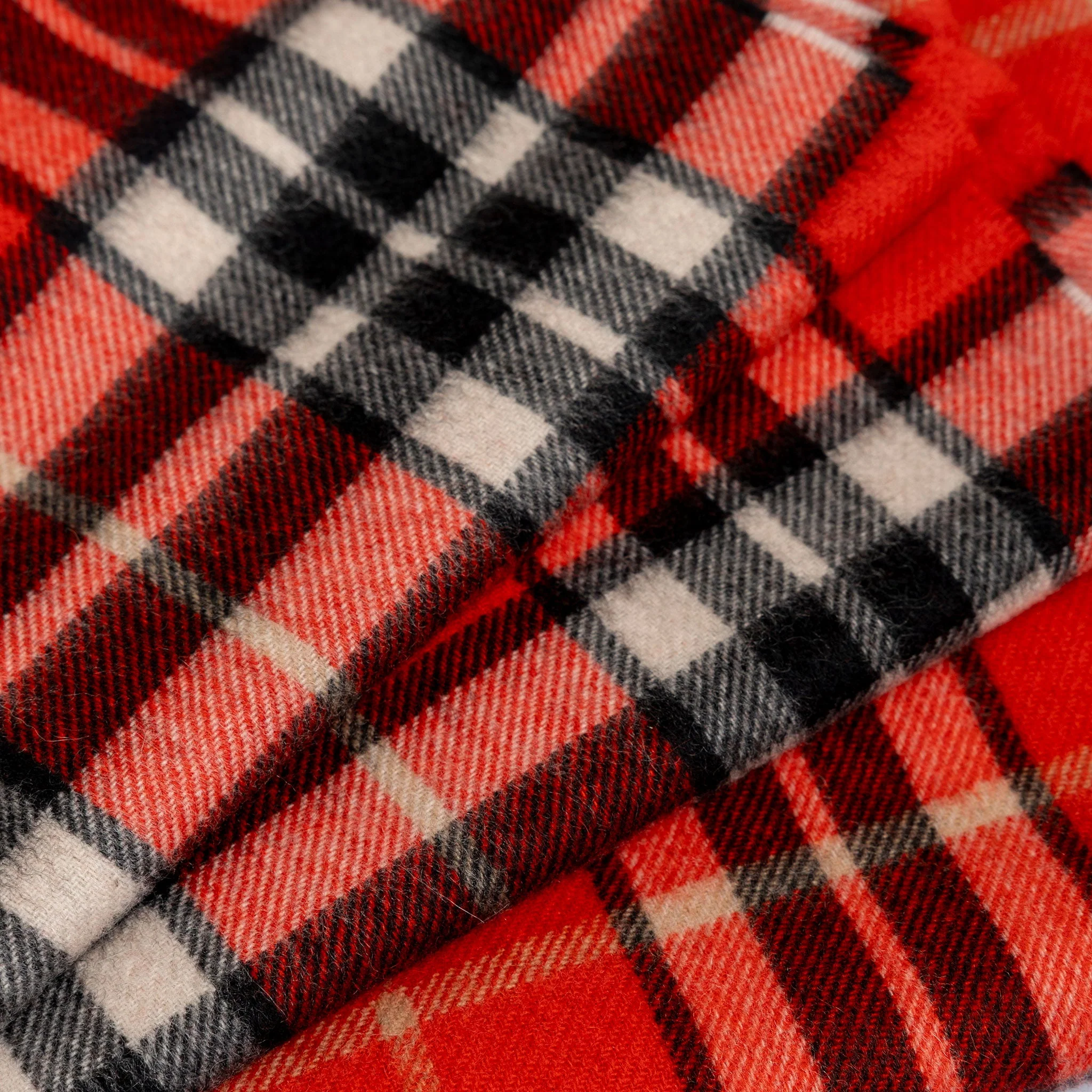 Heritage Large Check Cashmere Scarf with Tassels and Gift Box - Image 21
