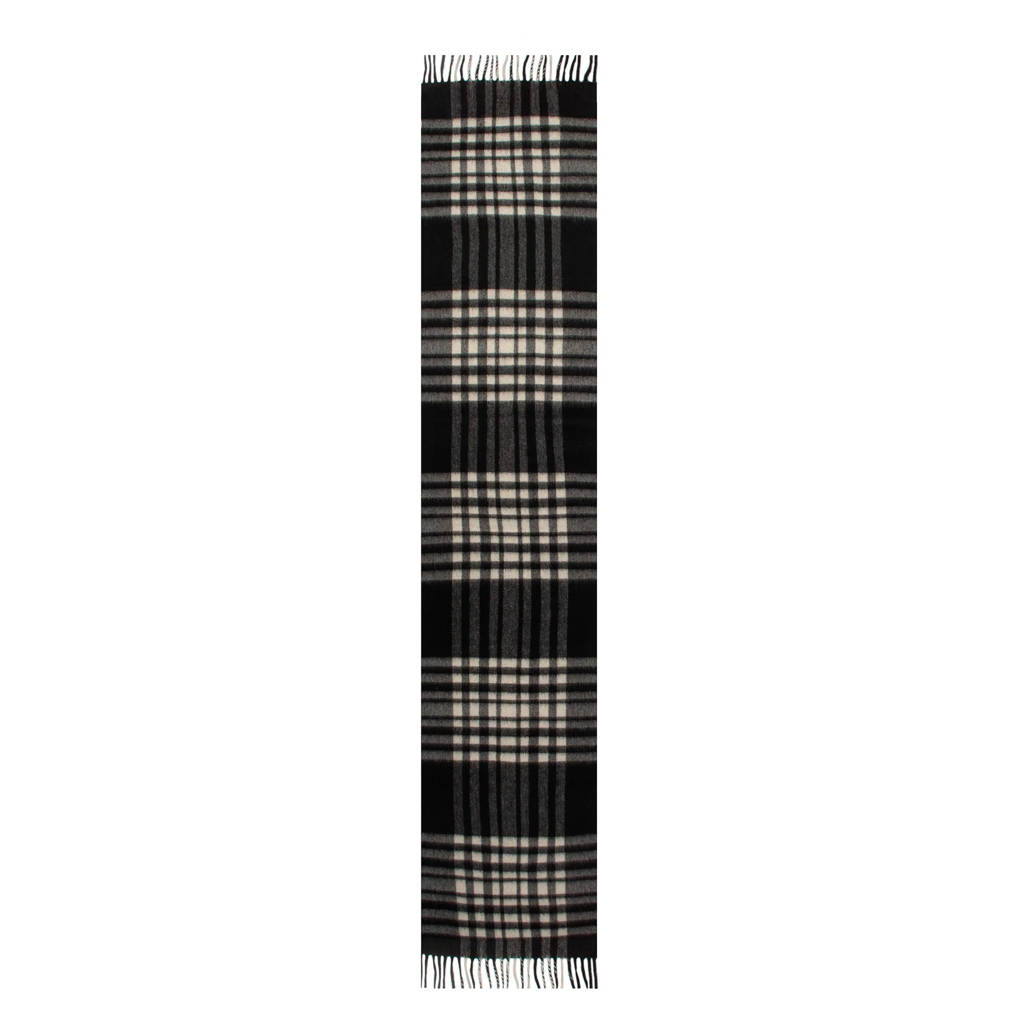 Heritage Large Check Cashmere Scarf with Tassels and Gift Box - Image 23
