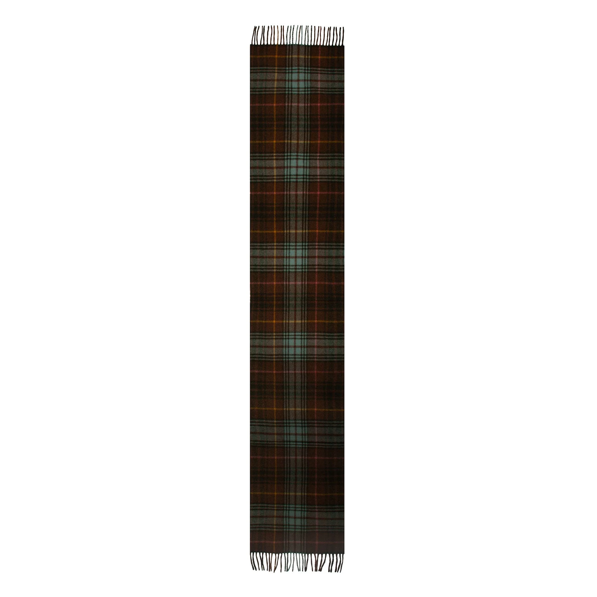 Heritage Large Check Cashmere Scarf with Tassels and Gift Box - Image 26