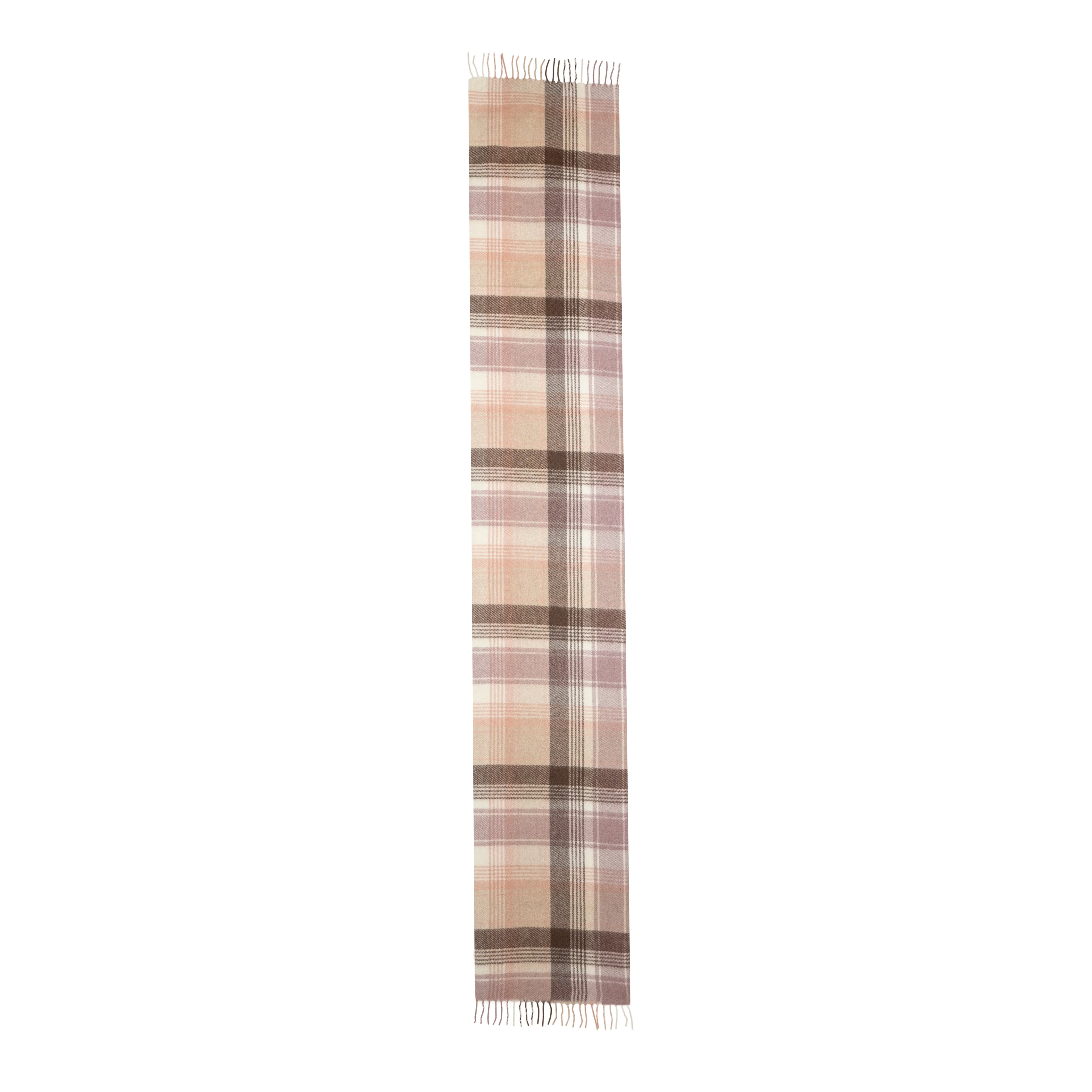 Heritage Large Check Cashmere Scarf with Tassels and Gift Box - Image 5