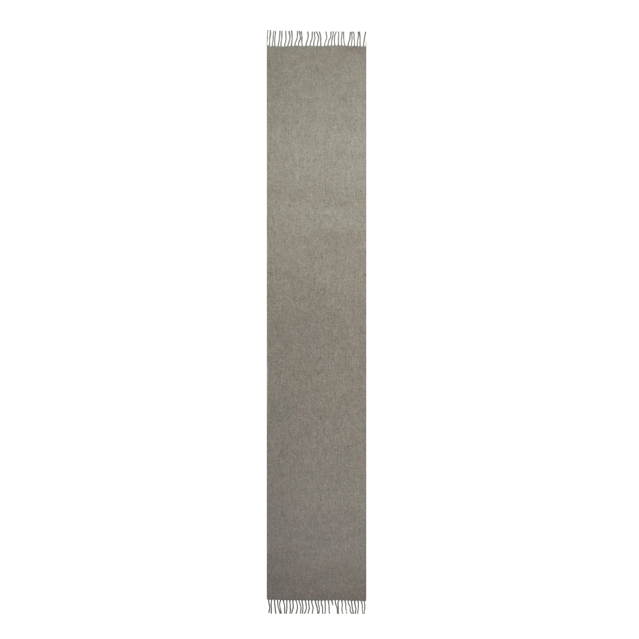 Heritage Large Plain Cashmere Scarf with Tassels and Gift Box - Image 2