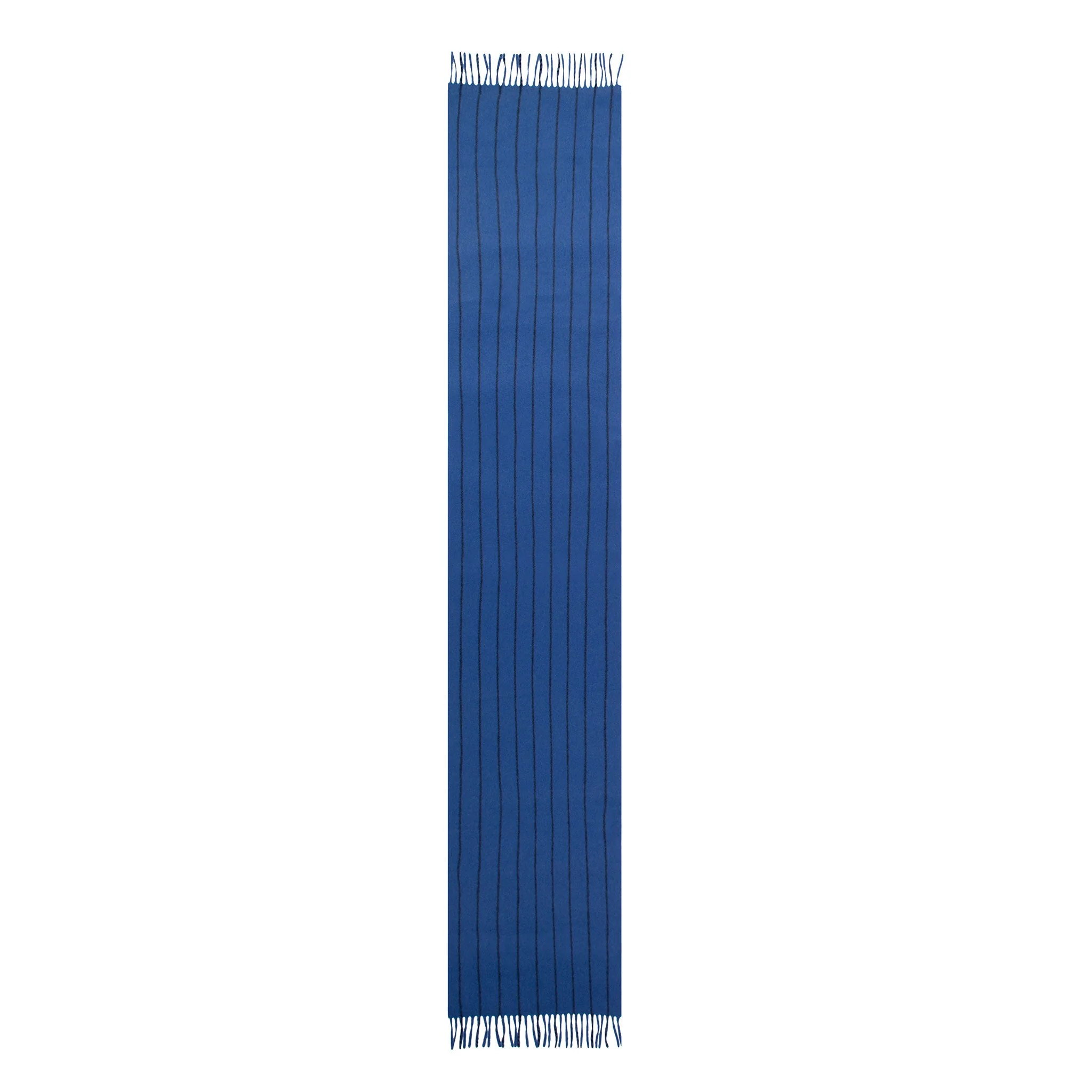 Heritage Large Stripe Cashmere Scarf with Tassels and Gift Box - Image 2
