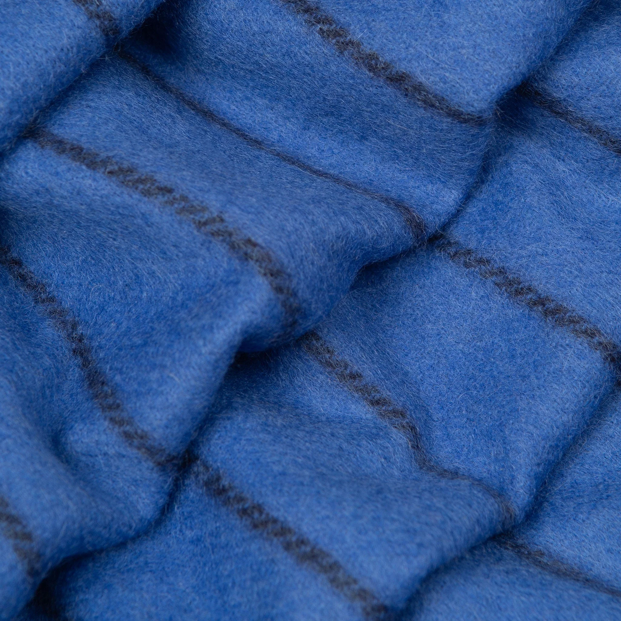 Heritage Large Stripe Cashmere Scarf with Tassels and Gift Box - Image 3