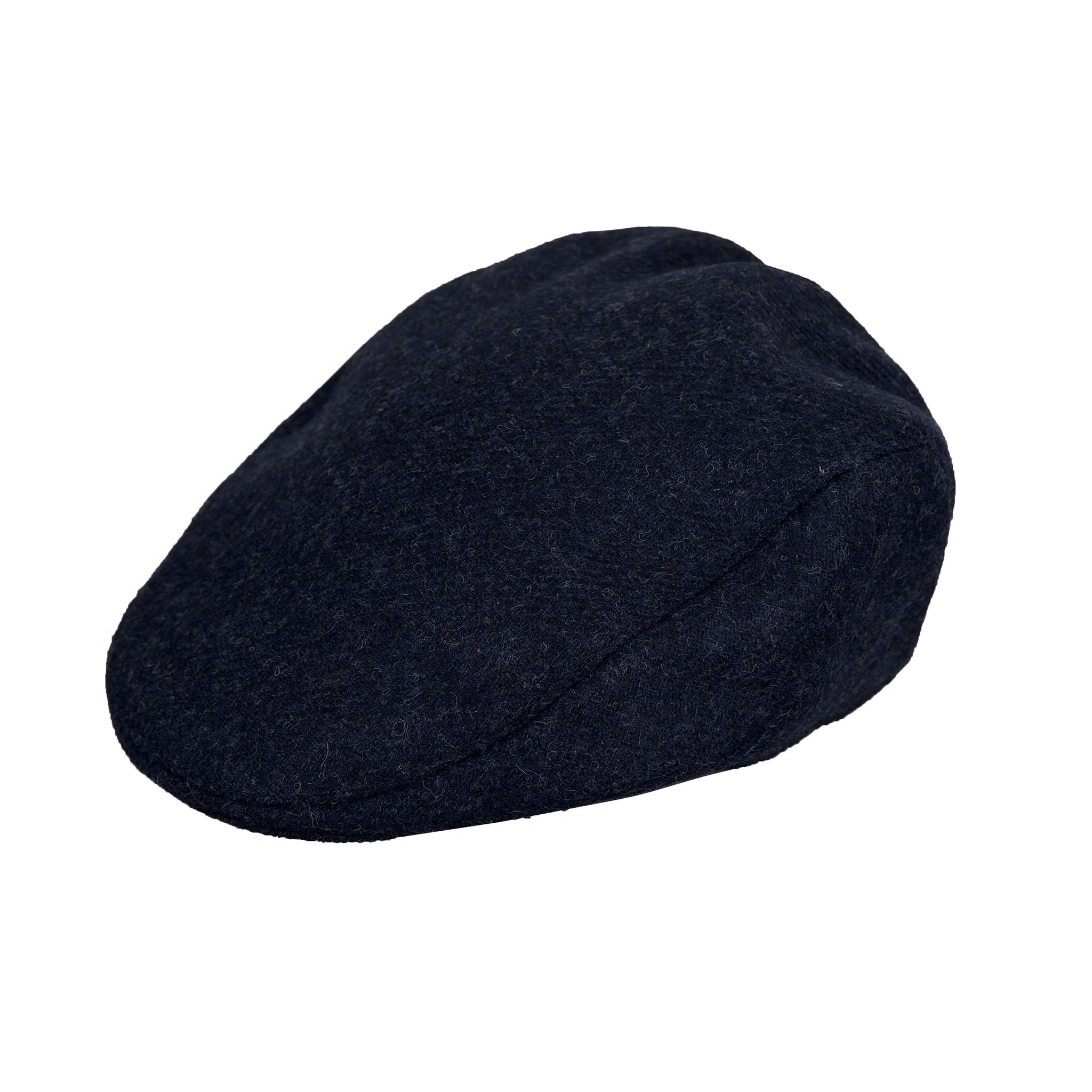 Men’s Abraham Moon Plain Tweed Flat Cap - Image 4