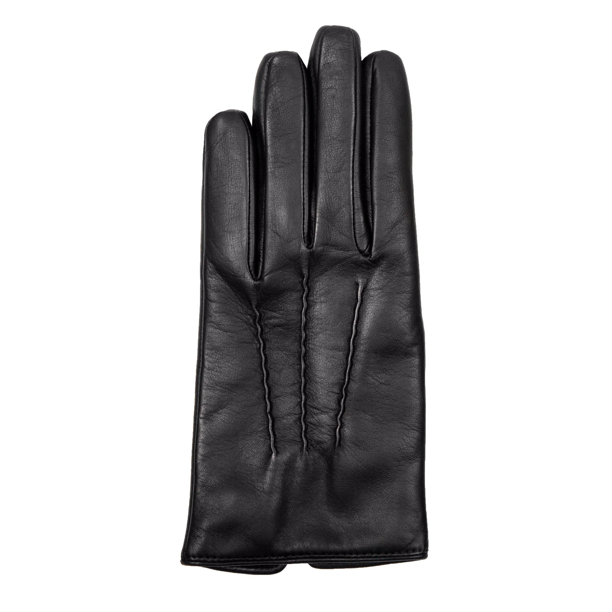Men’s Heritage Touchscreen Three-Point Cashmere-Lined Leather Gloves - Image 13