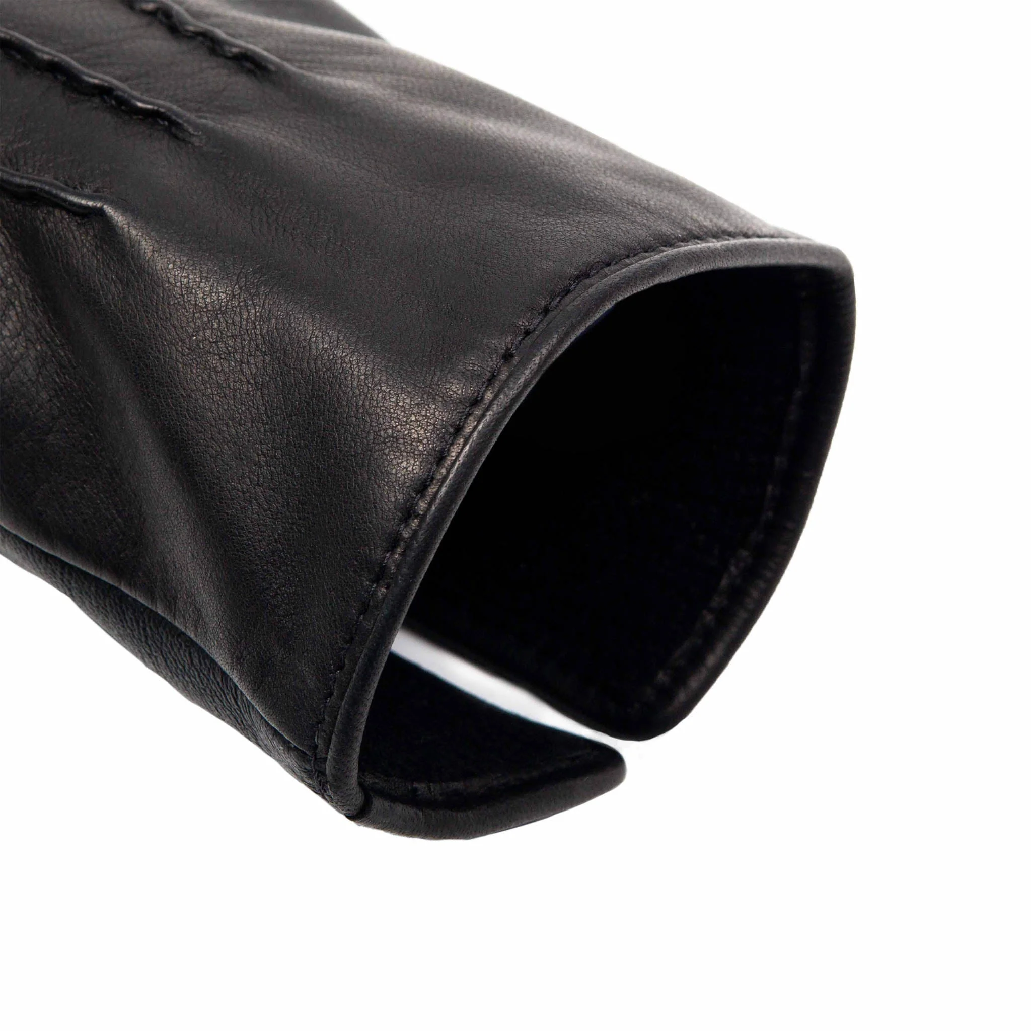 Men’s Heritage Touchscreen Three-Point Cashmere-Lined Leather Gloves - Image 19