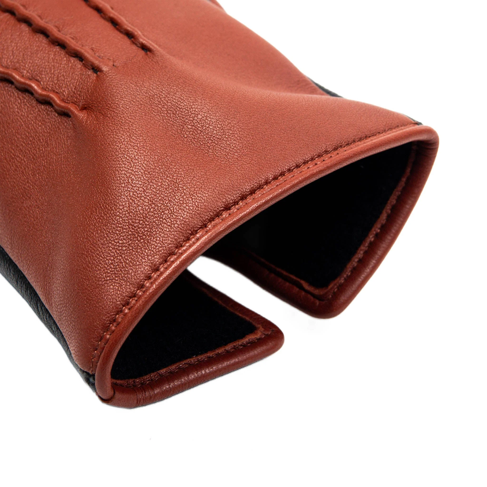 Men’s Heritage Touchscreen Three-Point Cashmere-Lined Leather Gloves - Image 29
