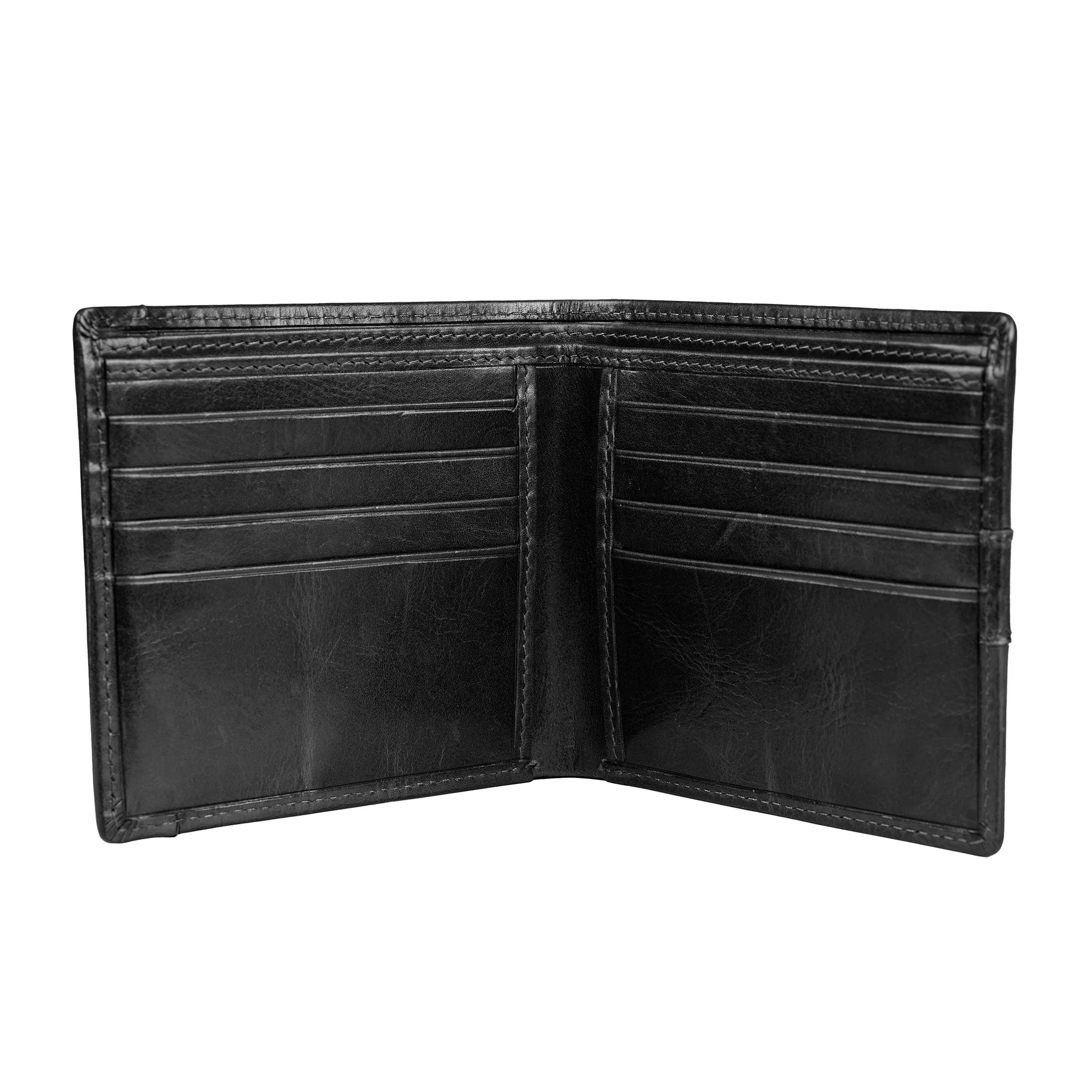 Men’s Distressed Leather Bifold Wallet with RFID Blocking - Image 9