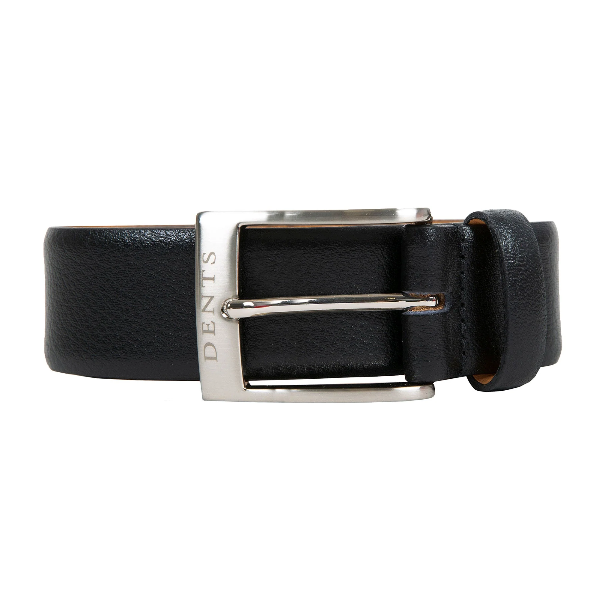 Men’s Heritage Lined Full-Grain Leather Belt with Satin Nickel Buckle - Image 6