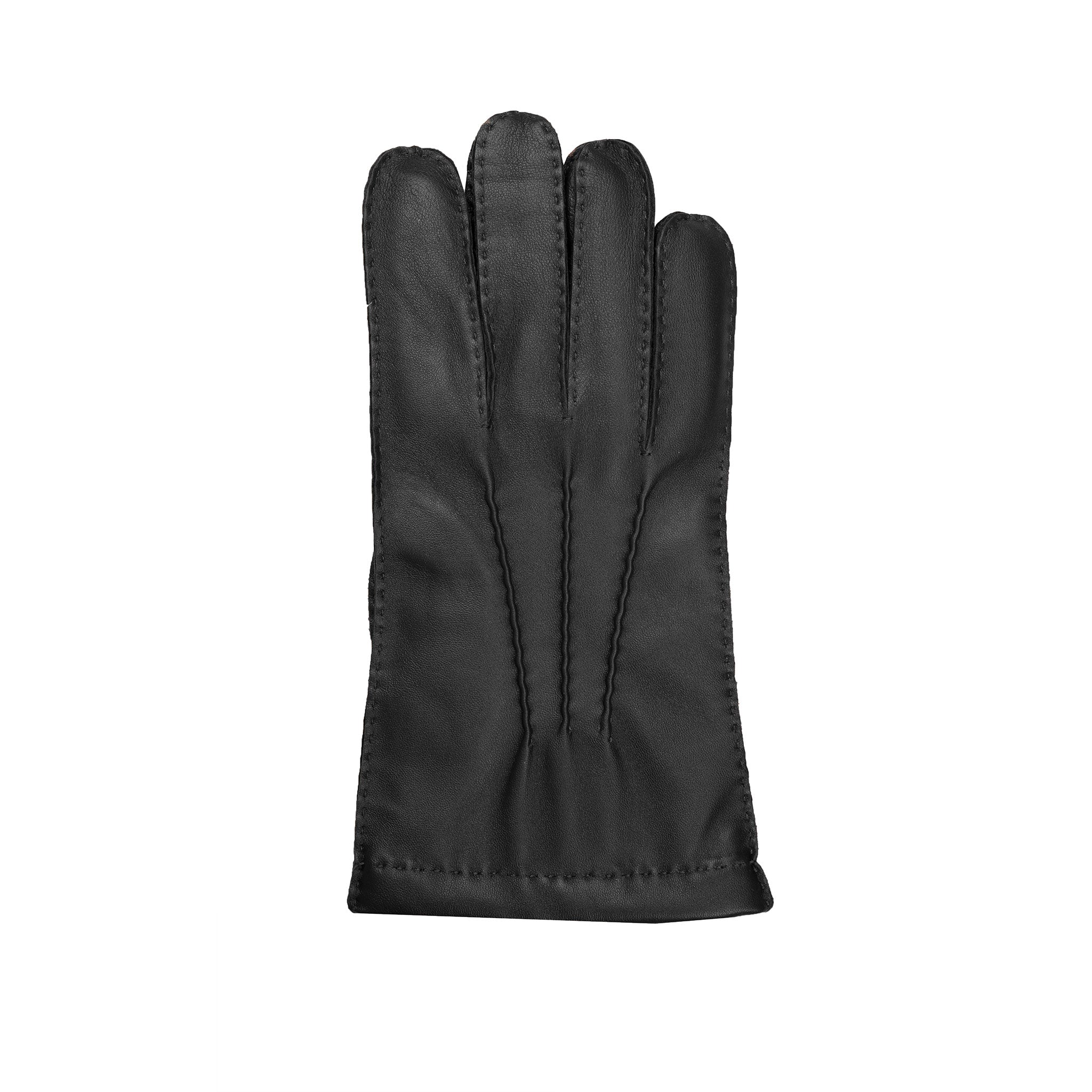 Men’s Heritage Touchscreen Handsewn Three-Point Cashmere-Lined Leather Gloves - Image 23