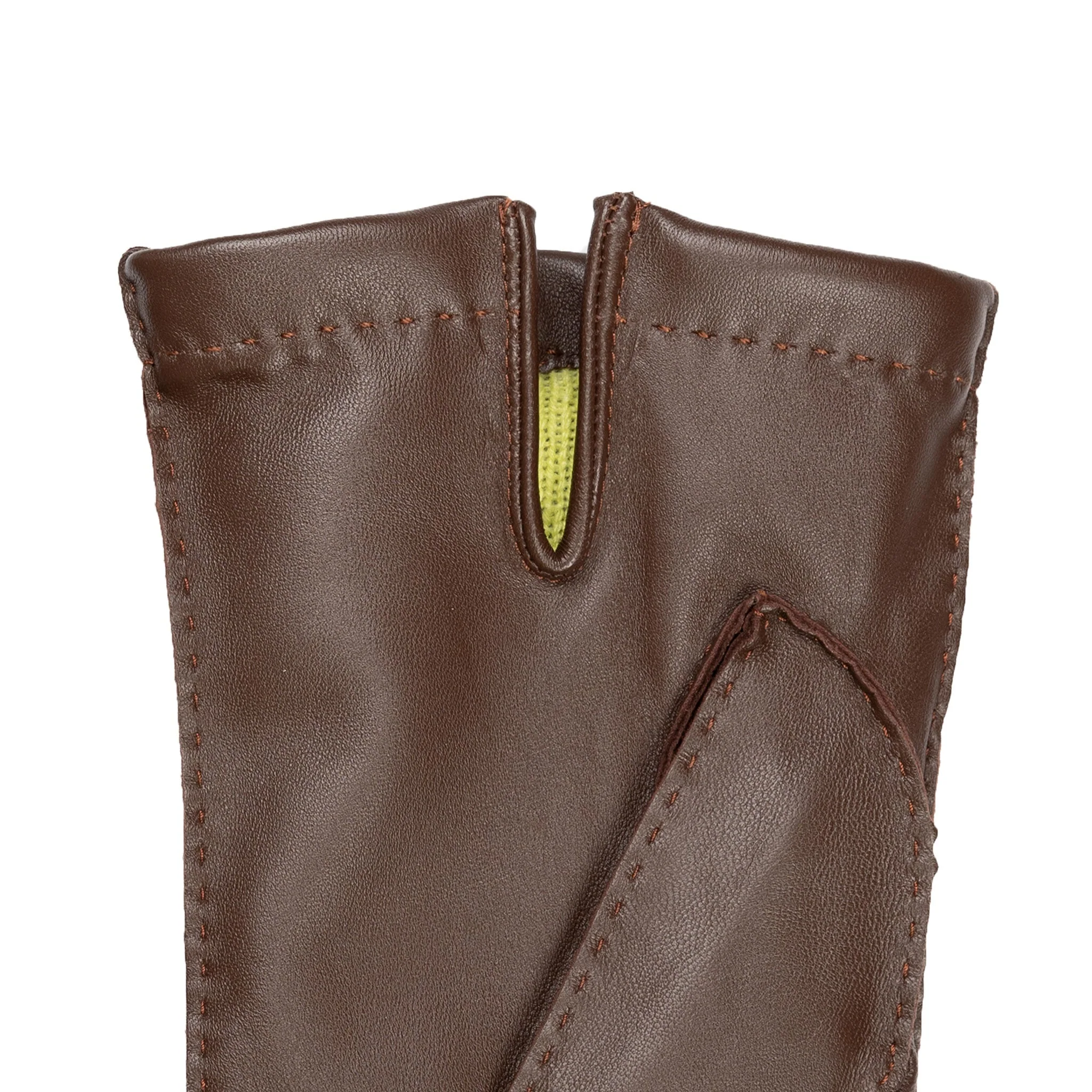 Men’s Heritage Touchscreen Handsewn Three-Point Cashmere-Lined Leather Gloves - Image 46