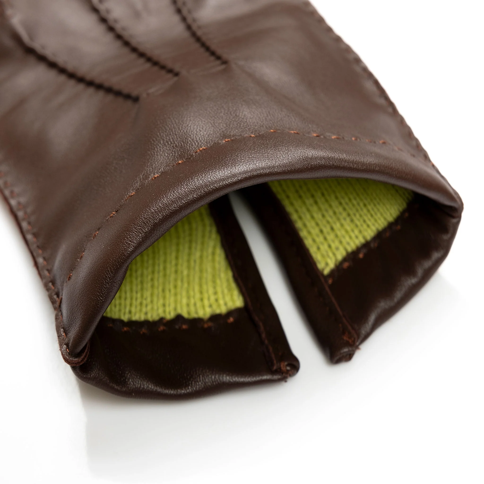 Men’s Heritage Touchscreen Handsewn Three-Point Cashmere-Lined Leather Gloves - Image 49