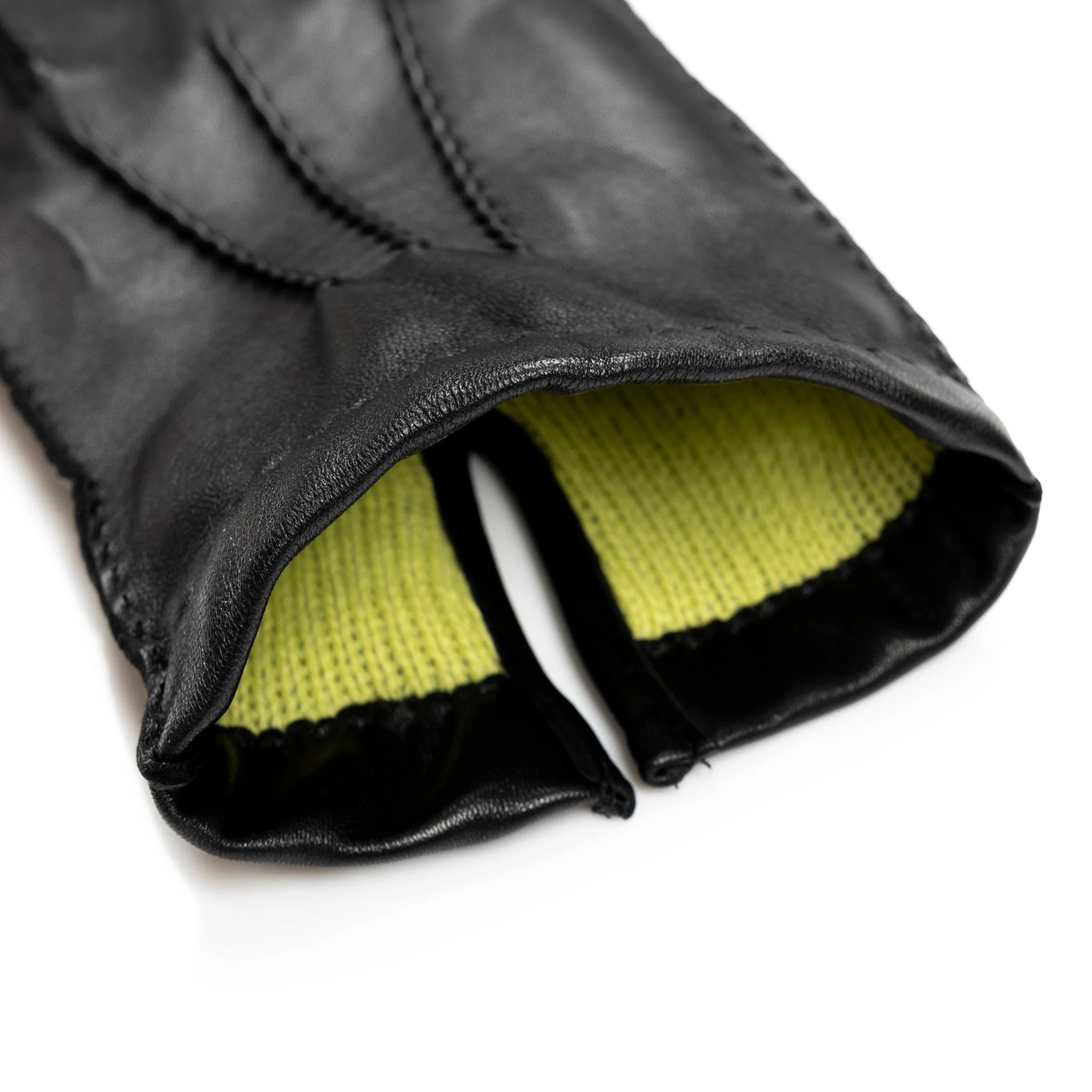 Men’s Heritage Touchscreen Handsewn Three-Point Cashmere-Lined Leather Gloves - Image 9