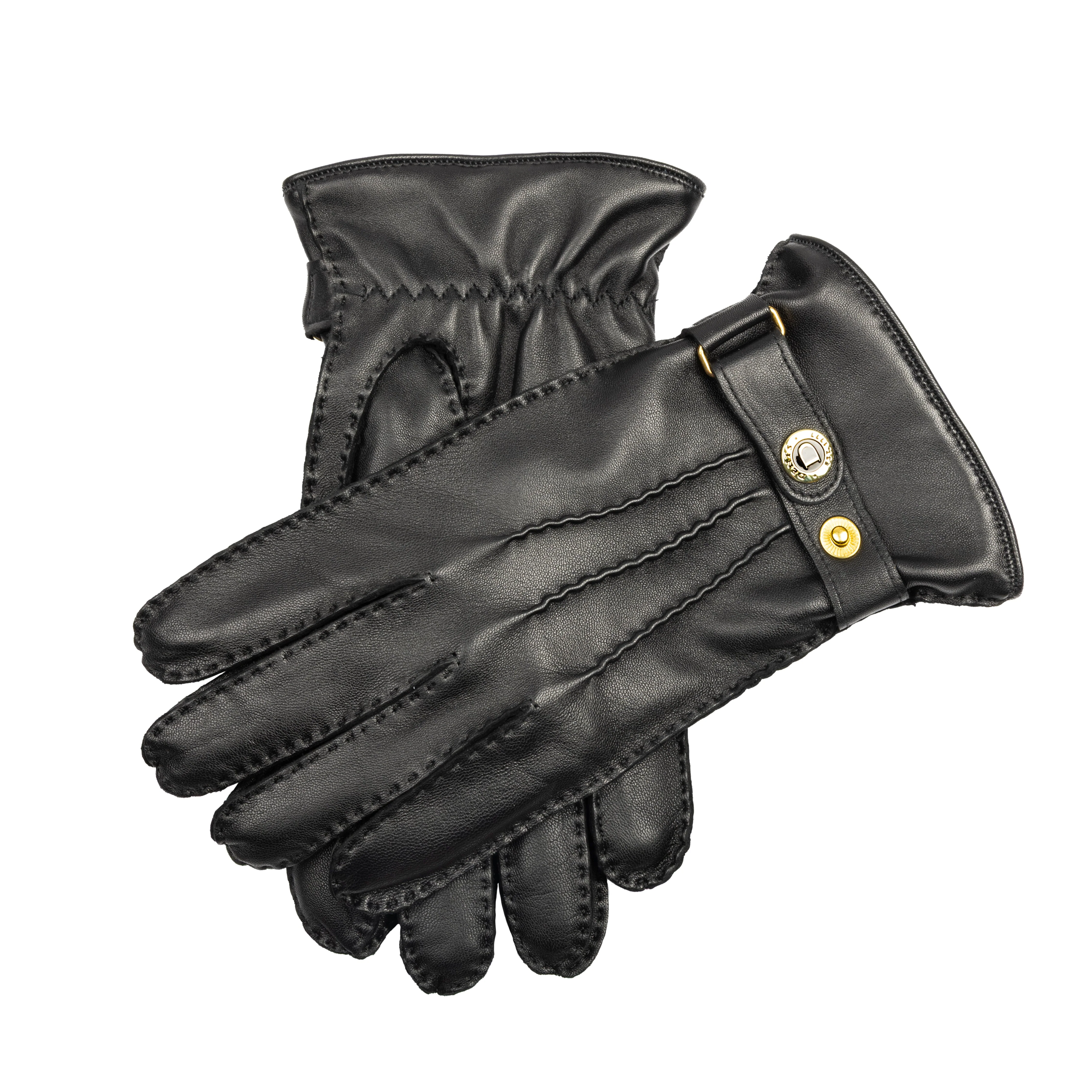 Men’s Heritage Touchscreen Handsewn Three-Point Cashmere-Lined Leather Gloves