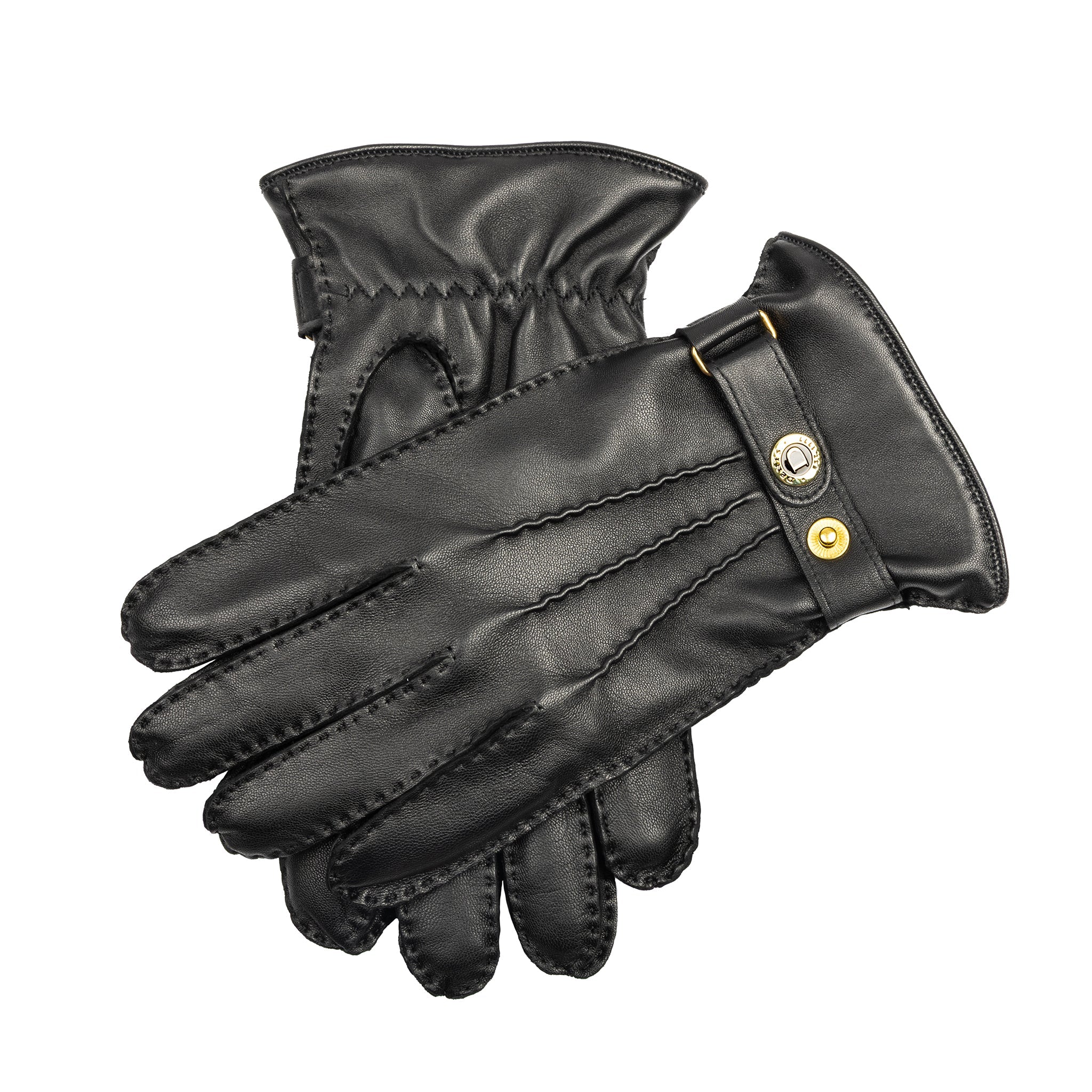 Men’s Heritage Touchscreen Handsewn Three-Point Cashmere-Lined Leather Gloves - Image 21