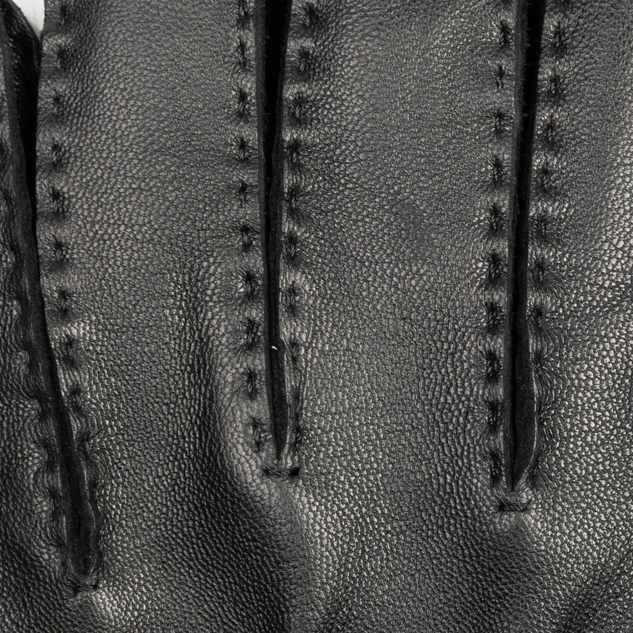 Men’s Heritage Touchscreen Handsewn Three-Point Cashmere-Lined Leather Gloves - Image 27