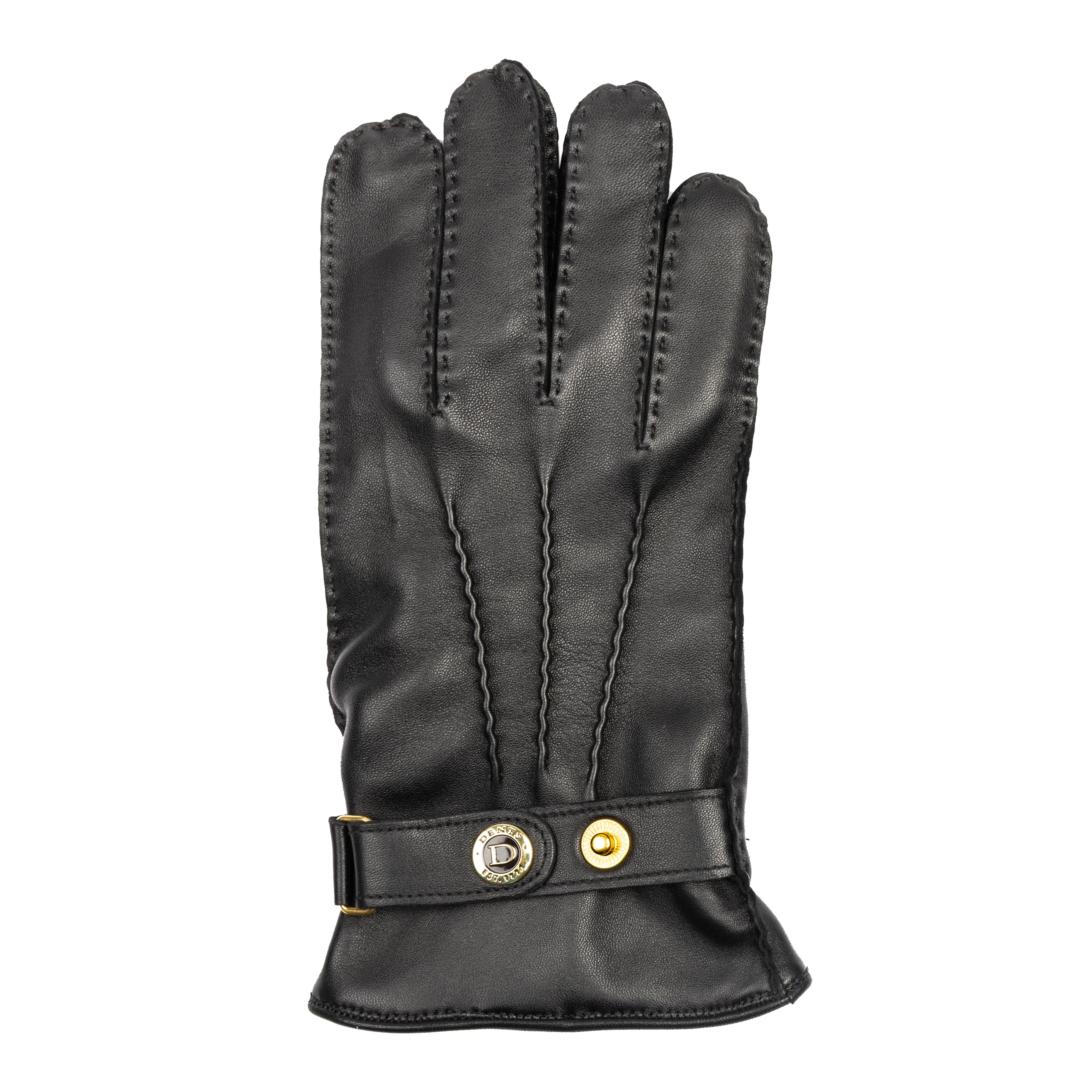Men’s Heritage Touchscreen Handsewn Three-Point Cashmere-Lined Leather Gloves - Image 3