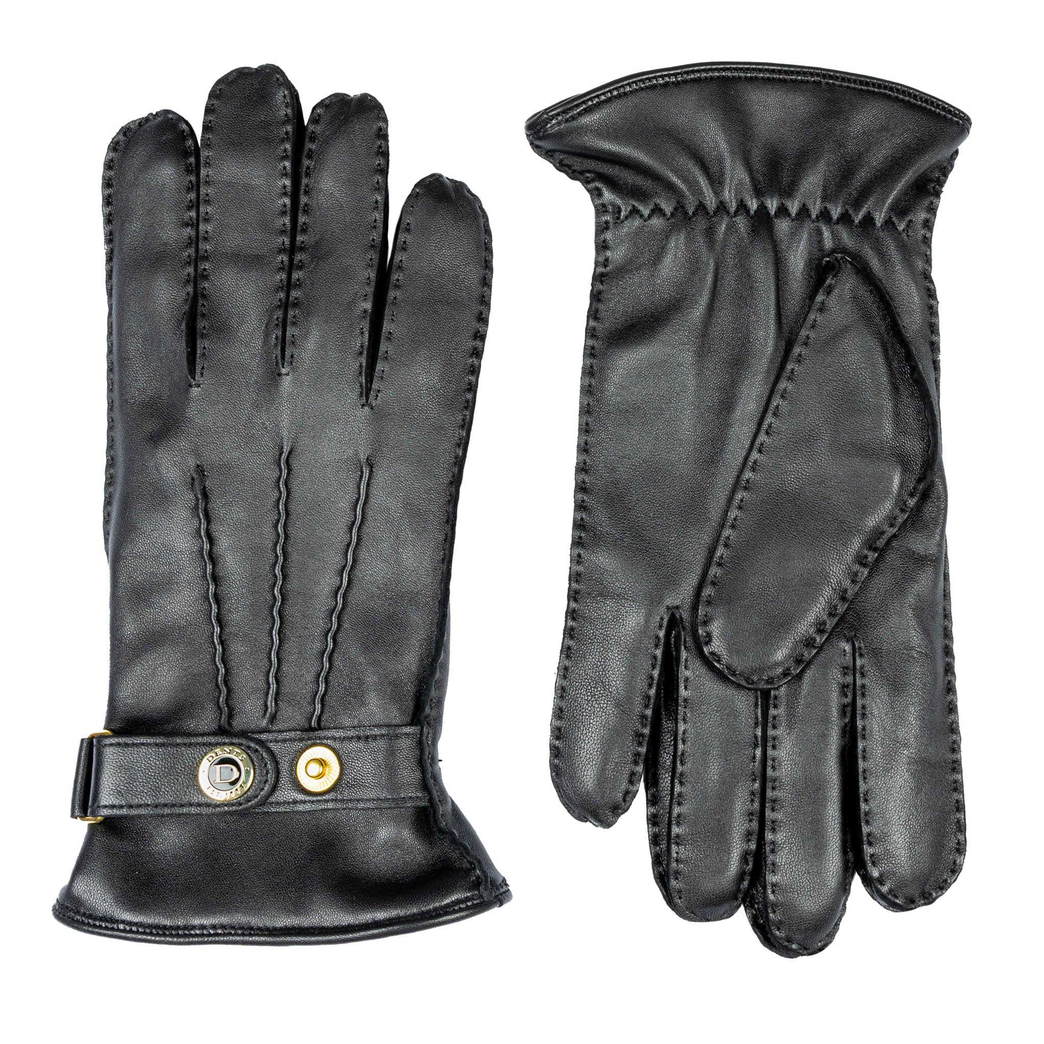 Men’s Heritage Touchscreen Handsewn Three-Point Cashmere-Lined Leather Gloves - Image 42