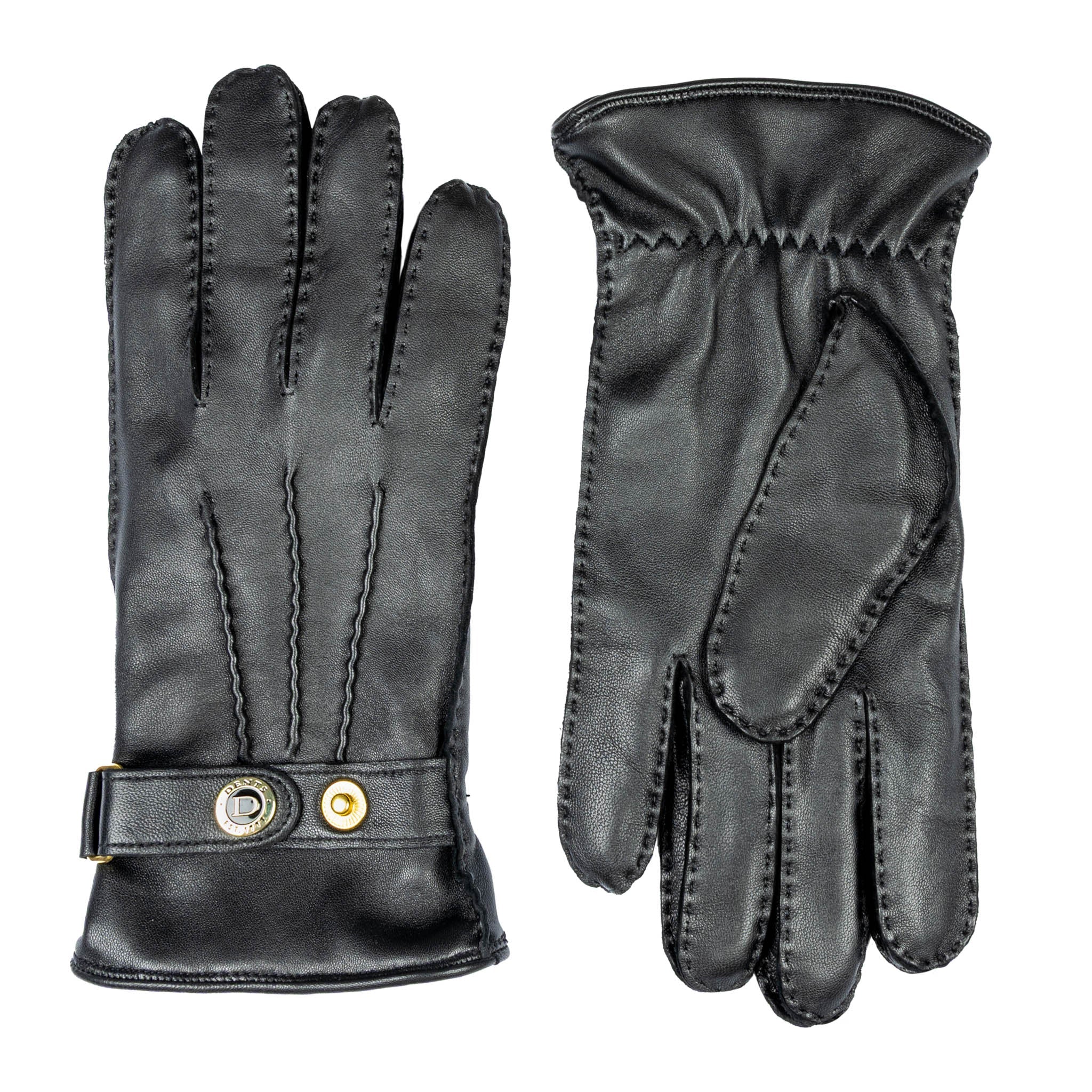 Men’s Heritage Touchscreen Handsewn Three-Point Cashmere-Lined Leather Gloves - Image 52
