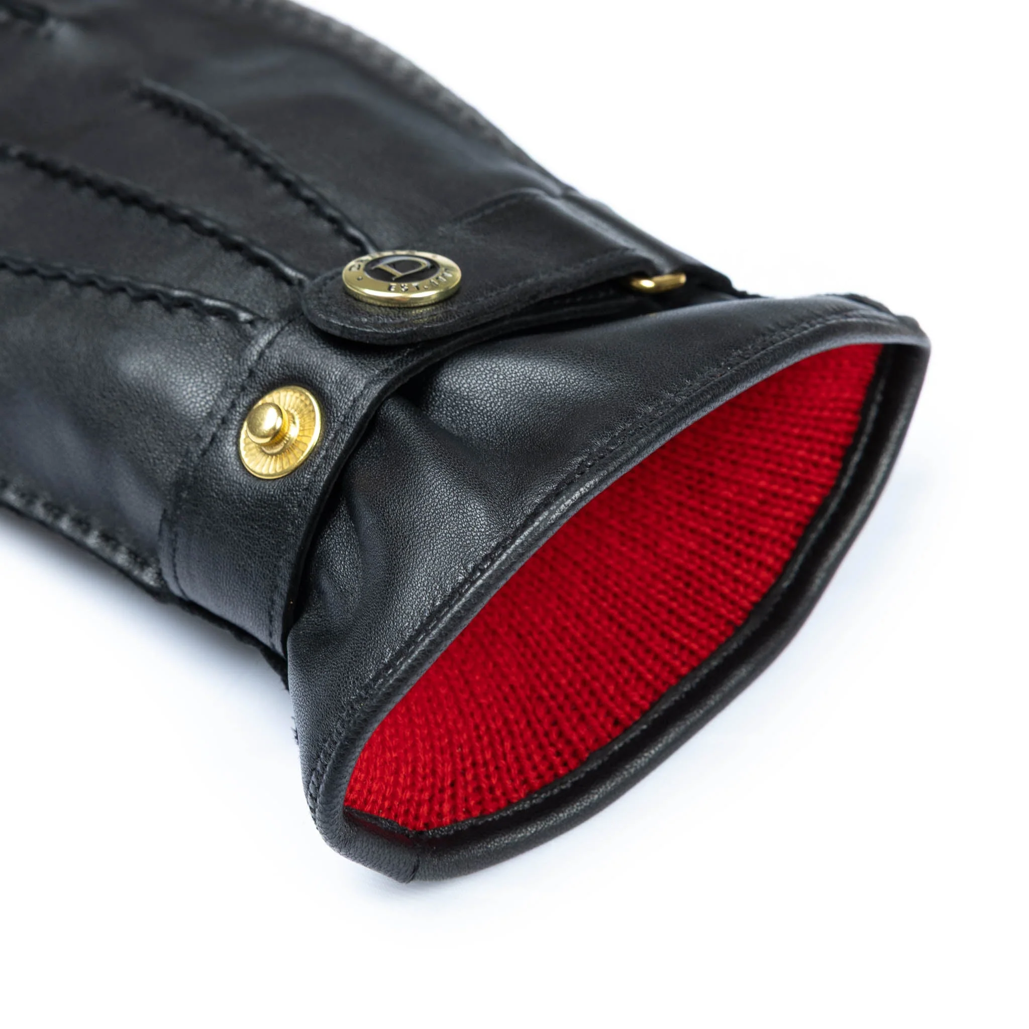 Men’s Heritage Touchscreen Handsewn Three-Point Cashmere-Lined Leather Gloves - Image 59