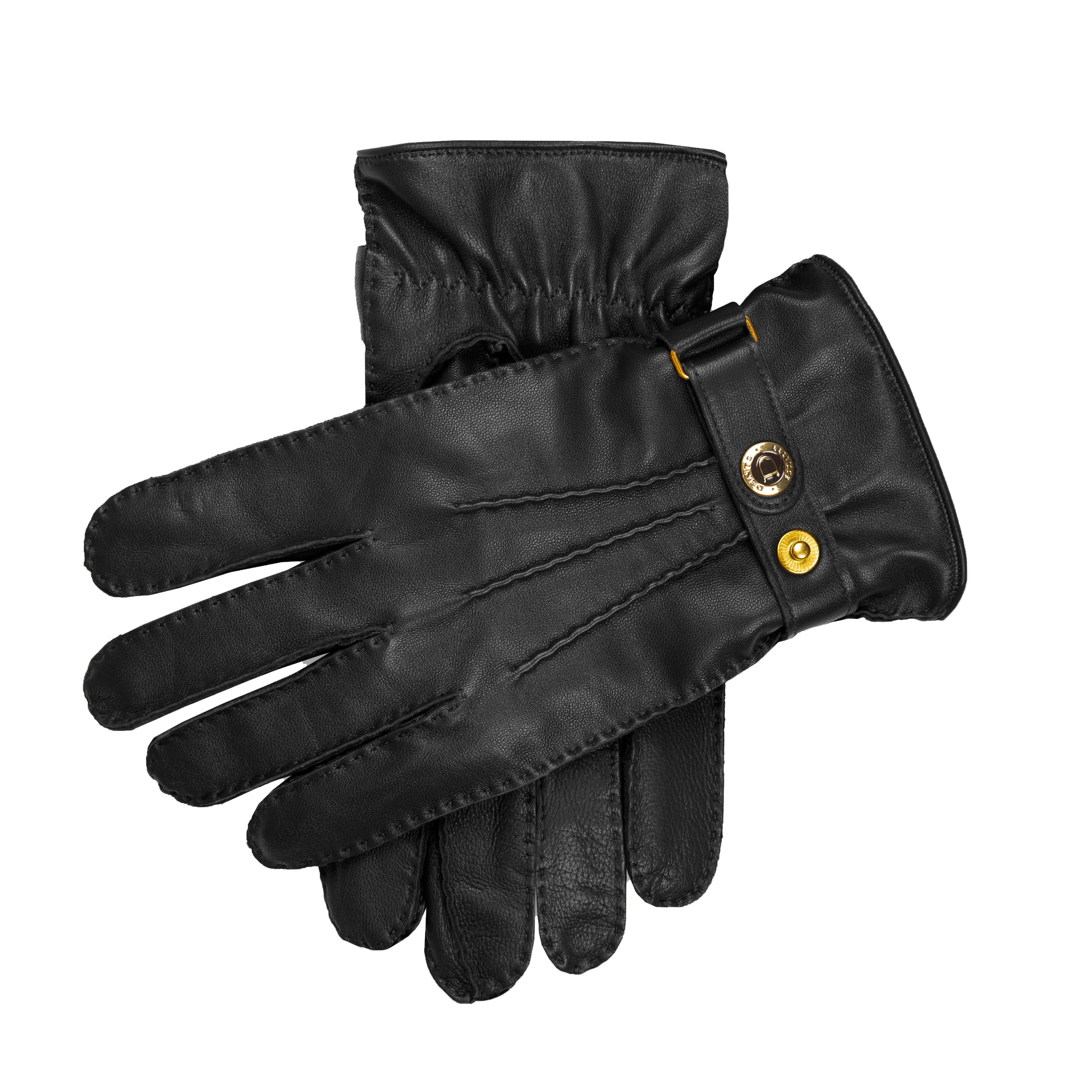 Men’s Heritage Touchscreen Handsewn Three-Point Cashmere-Lined Leather Gloves - Image 81