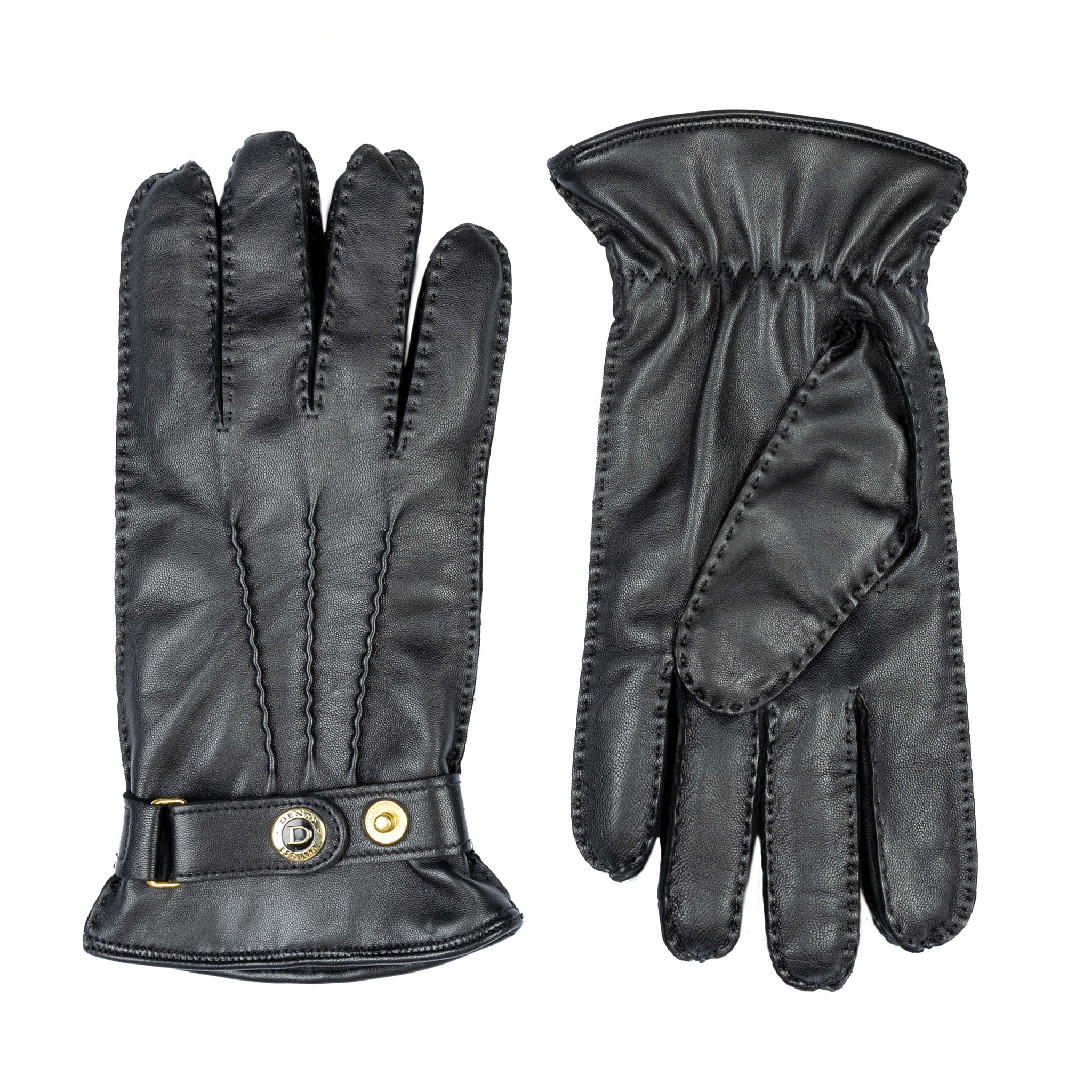 Men’s Heritage Touchscreen Handsewn Three-Point Cashmere-Lined Leather Gloves - Image 82