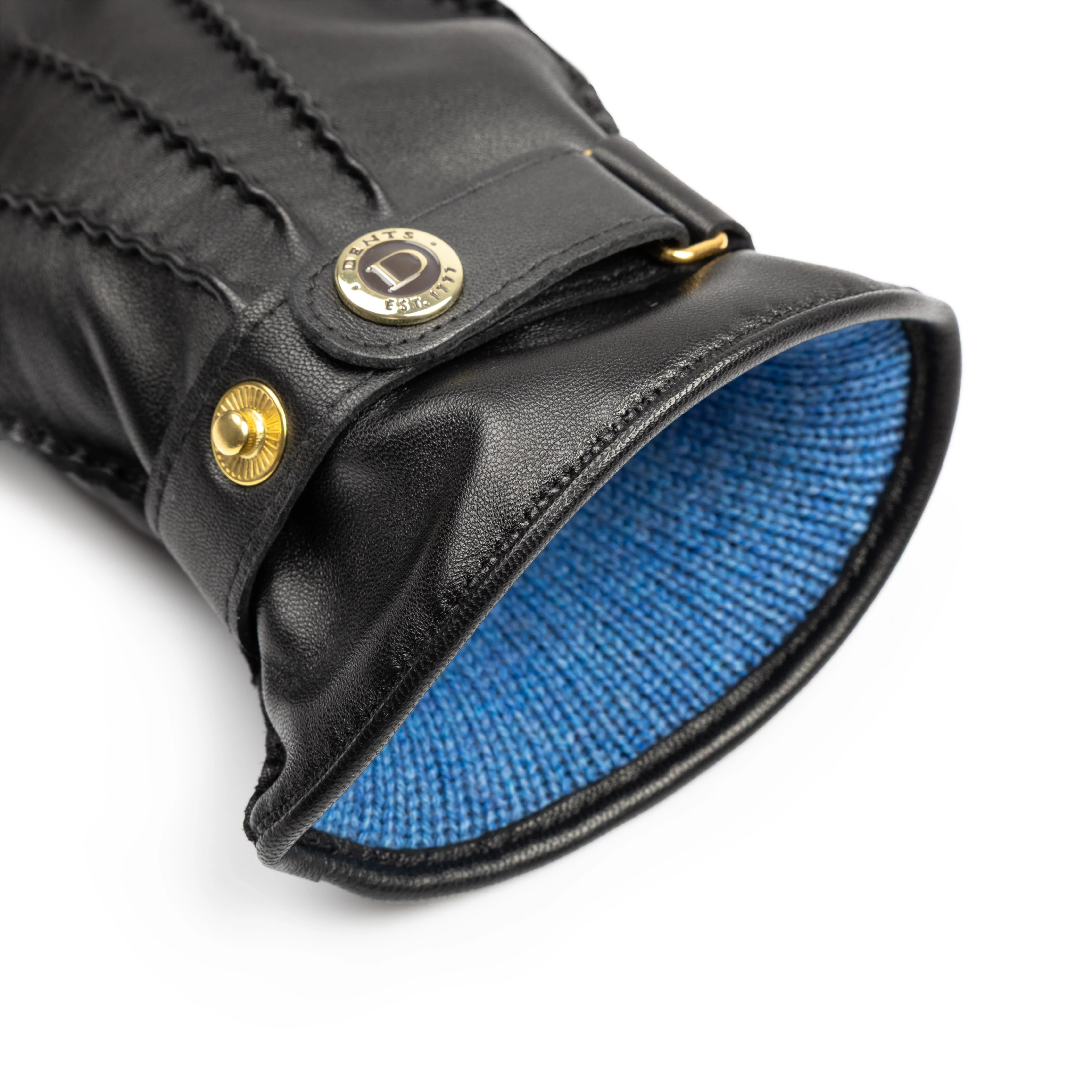 Men’s Heritage Touchscreen Handsewn Three-Point Cashmere-Lined Leather Gloves - Image 9