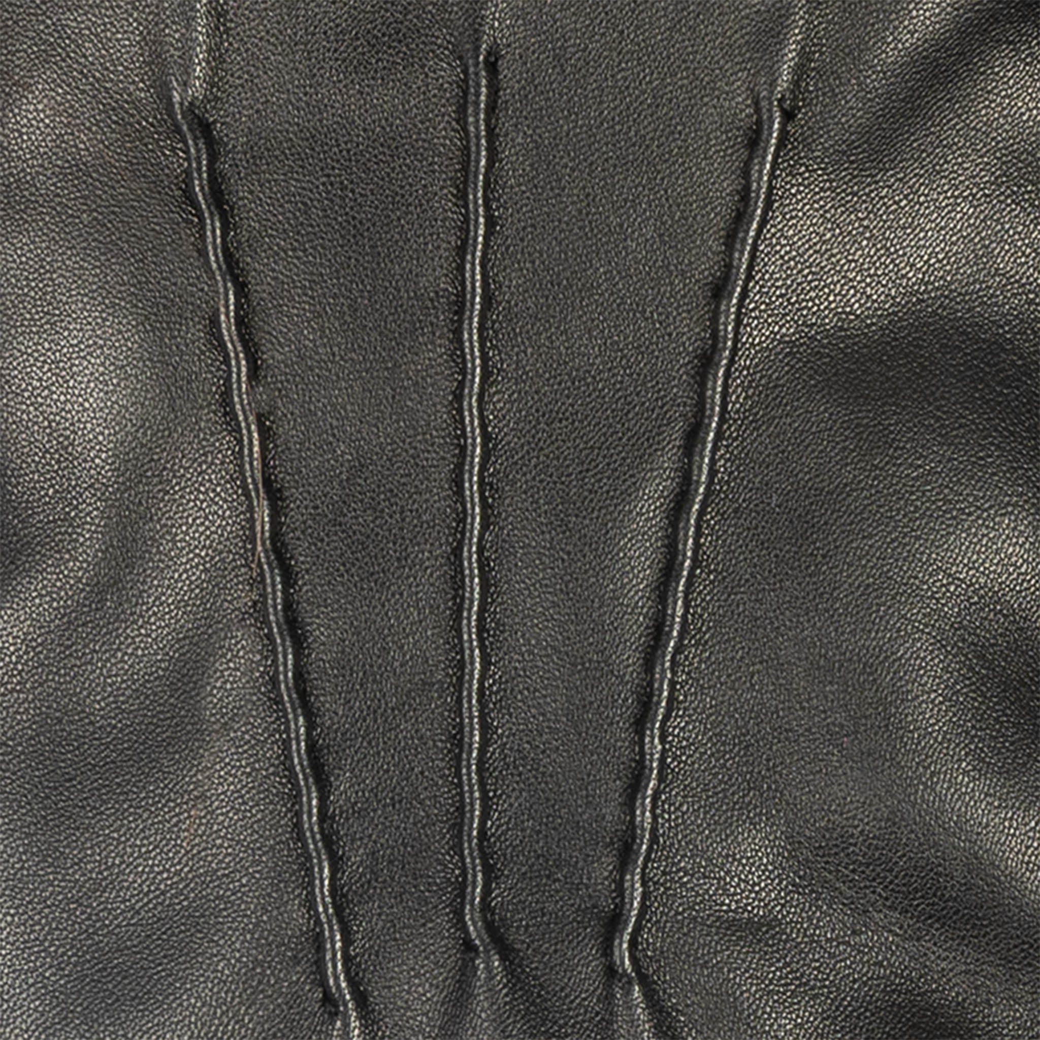 Men’s Heritage Touchscreen Handsewn Three-Point Fur-Lined Leather Gloves - Image 8