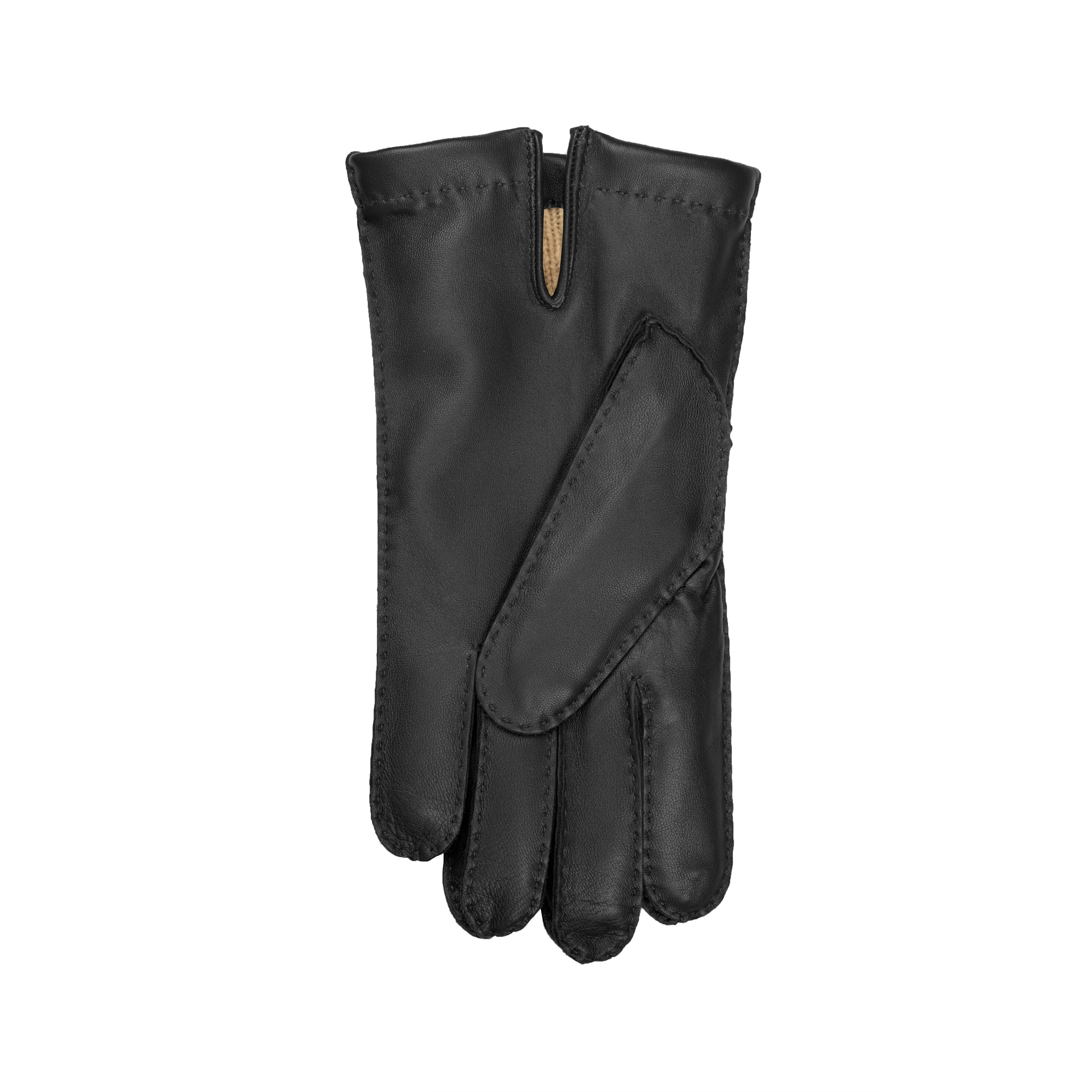 Men’s Heritage Touchscreen Handsewn Three-Point Wool-Lined Leather Gloves - Image 14