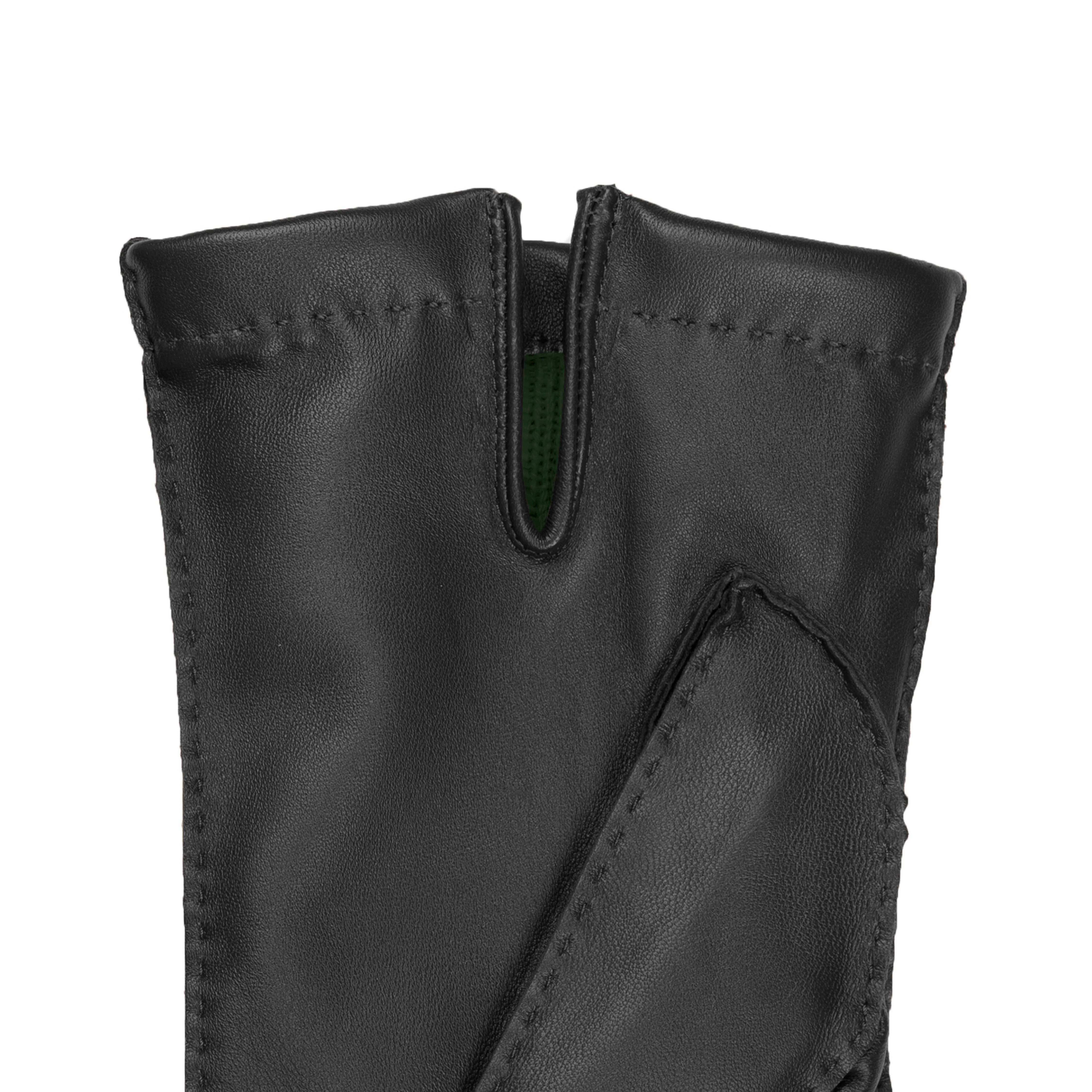 Men’s Heritage Touchscreen Handsewn Three-Point Wool-Lined Leather Gloves - Image 37