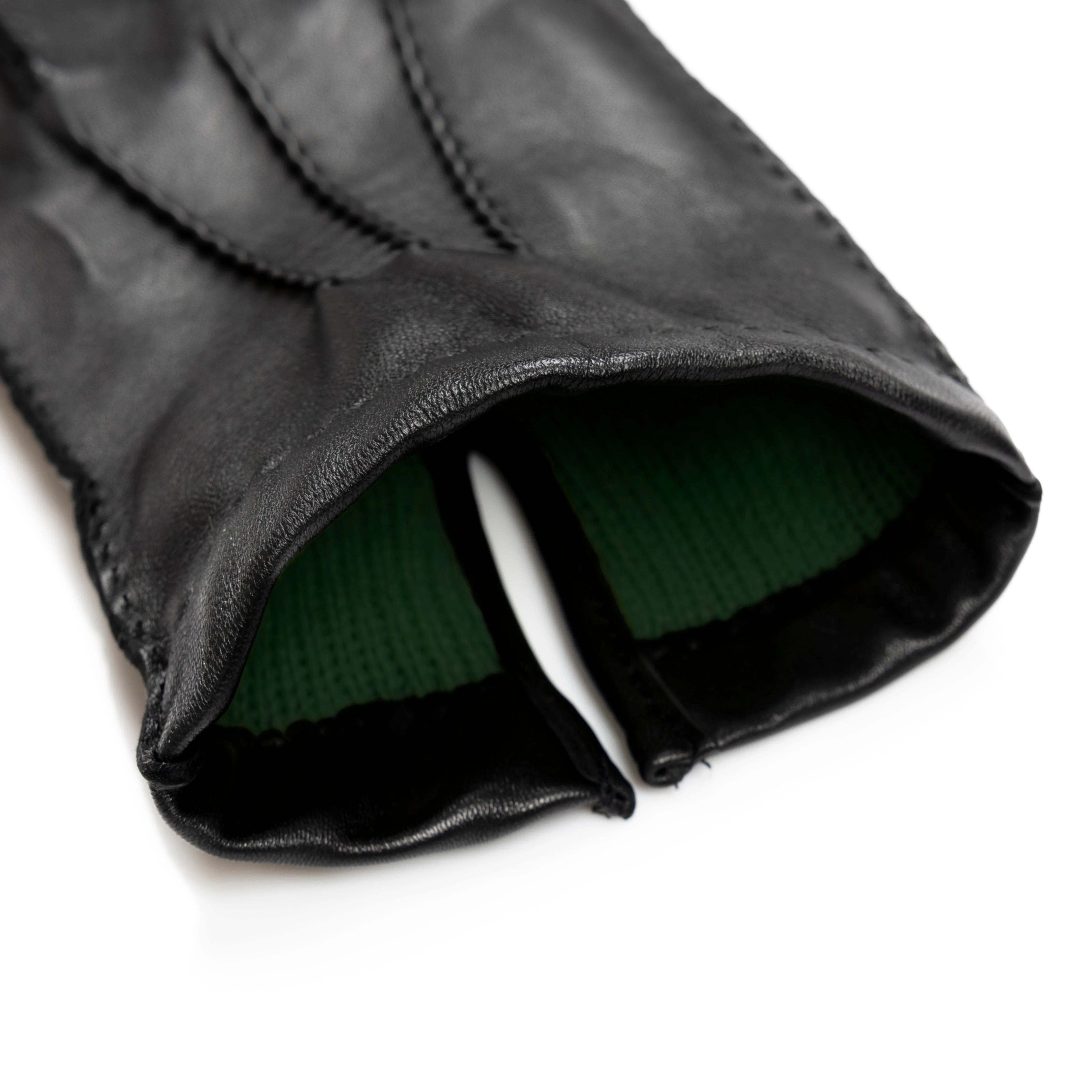 Men’s Heritage Touchscreen Handsewn Three-Point Wool-Lined Leather Gloves - Image 38