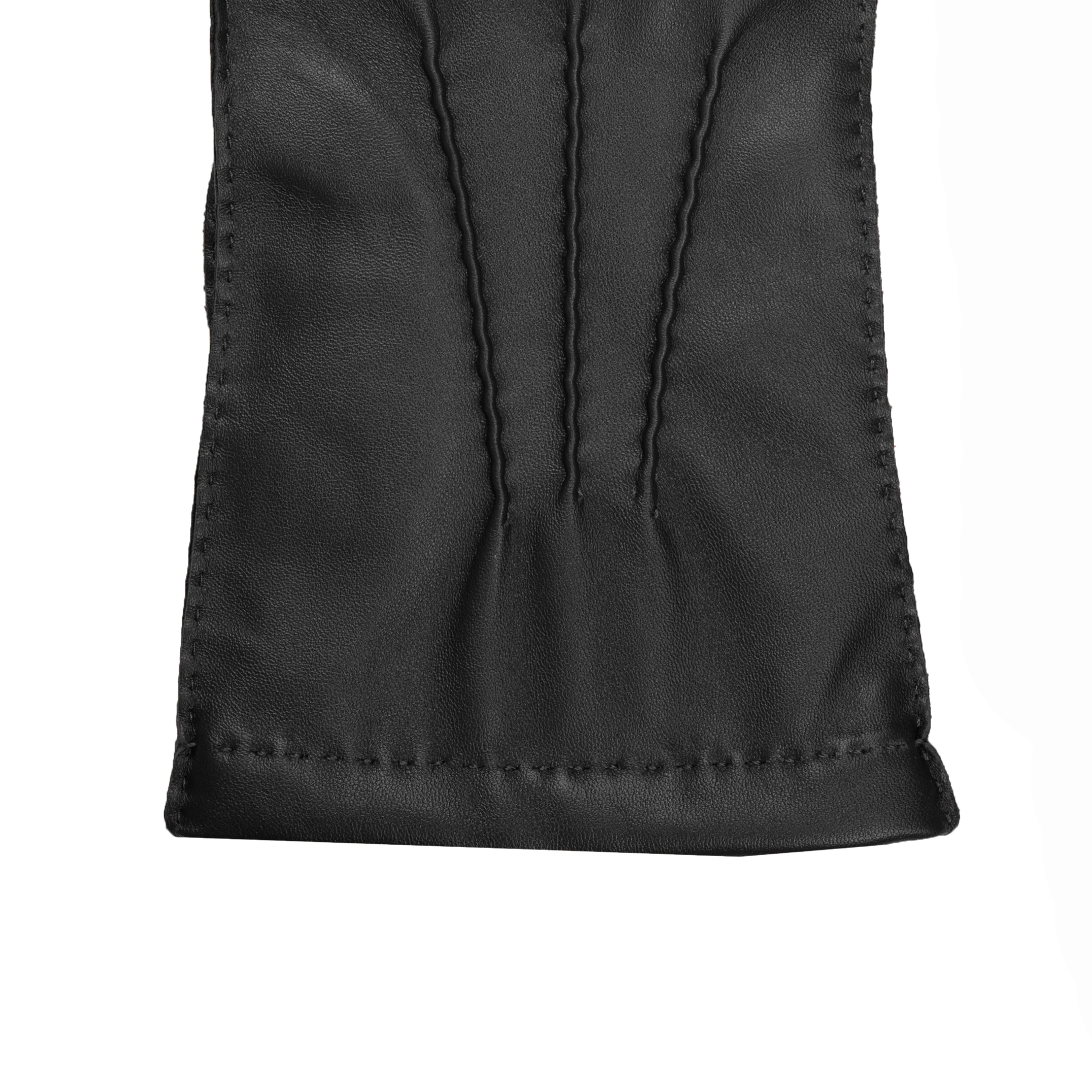 Men’s Heritage Touchscreen Handsewn Three-Point Wool-Lined Leather Gloves - Image 4