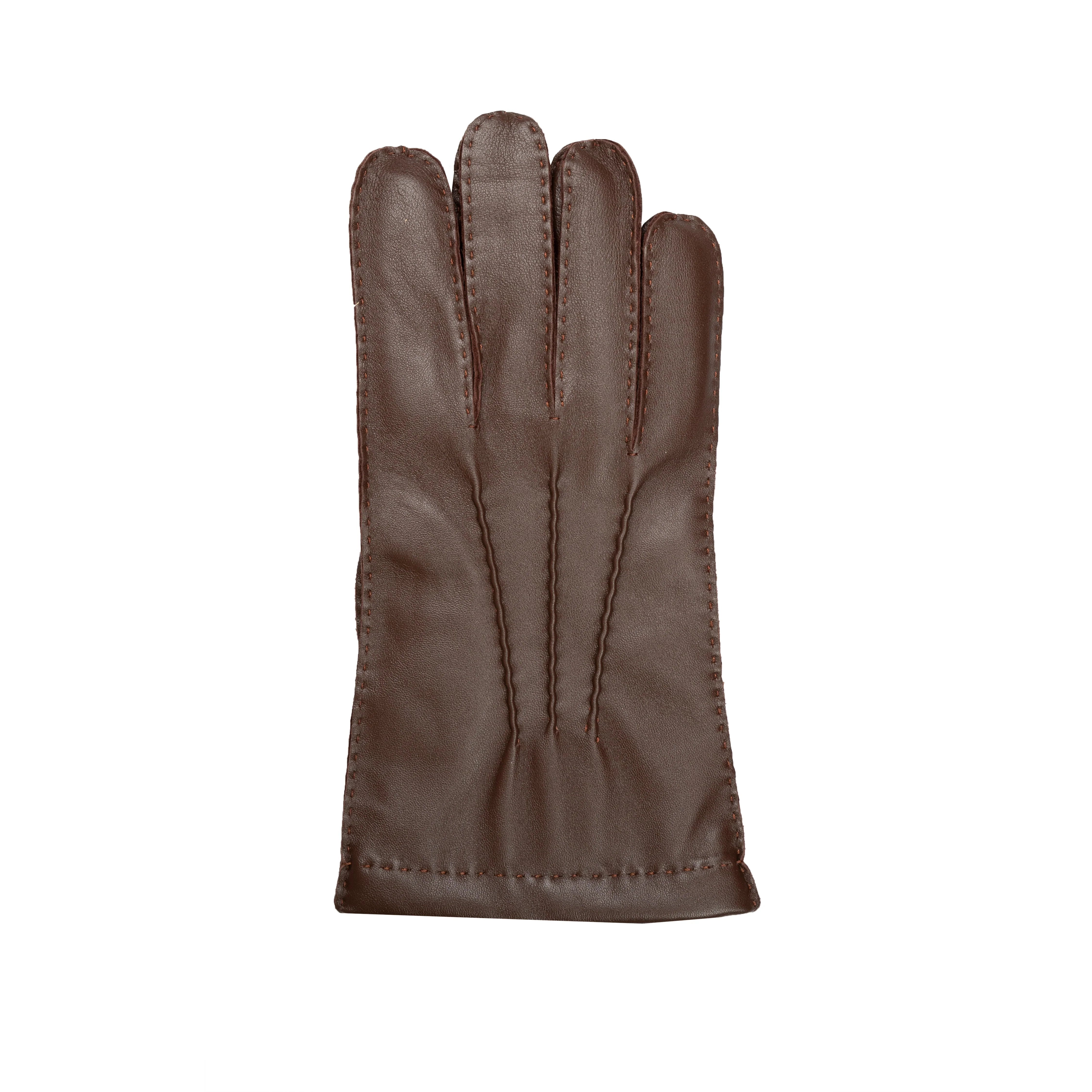 Men’s Heritage Touchscreen Handsewn Three-Point Wool-Lined Leather Gloves - Image 45
