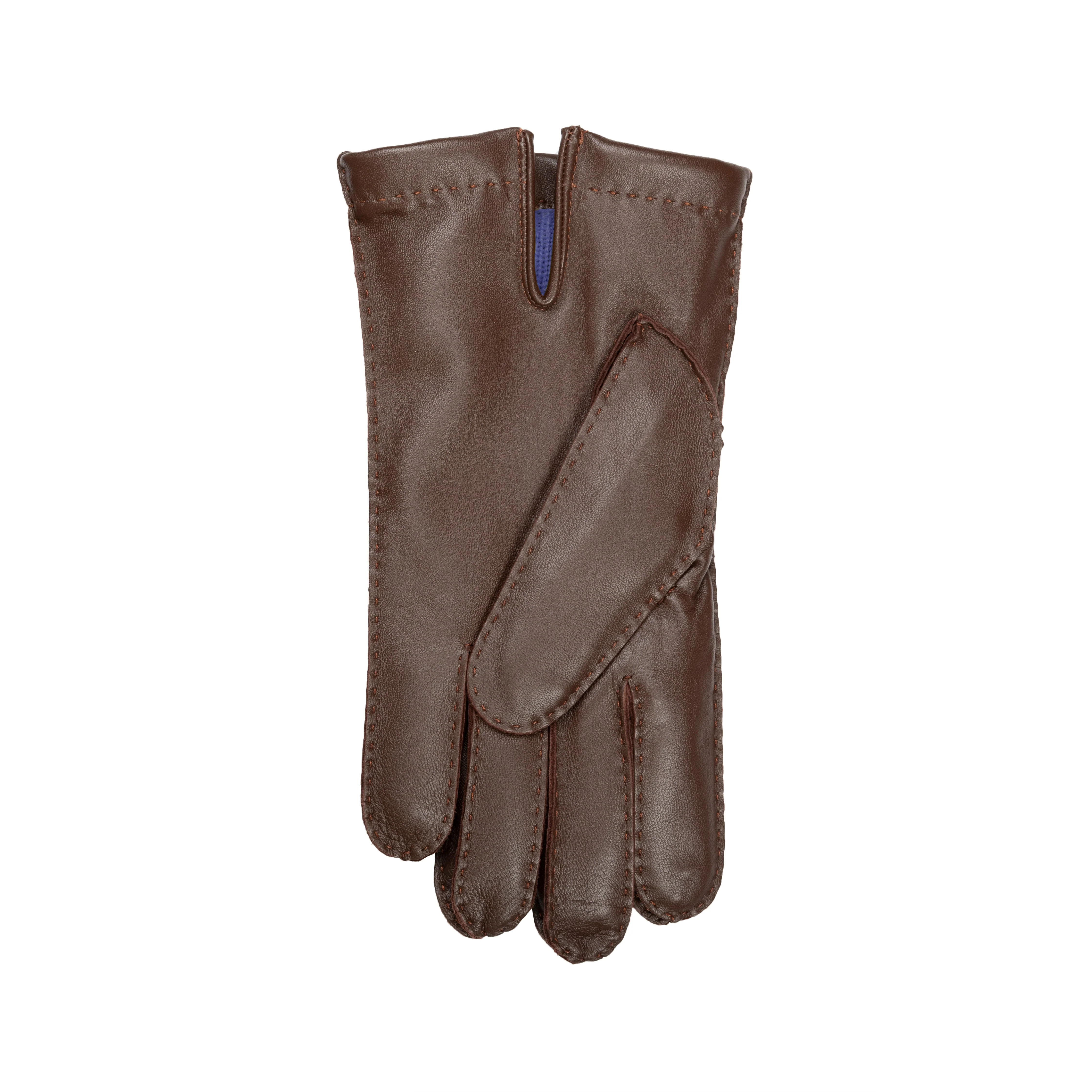 Men’s Heritage Touchscreen Handsewn Three-Point Wool-Lined Leather Gloves - Image 47