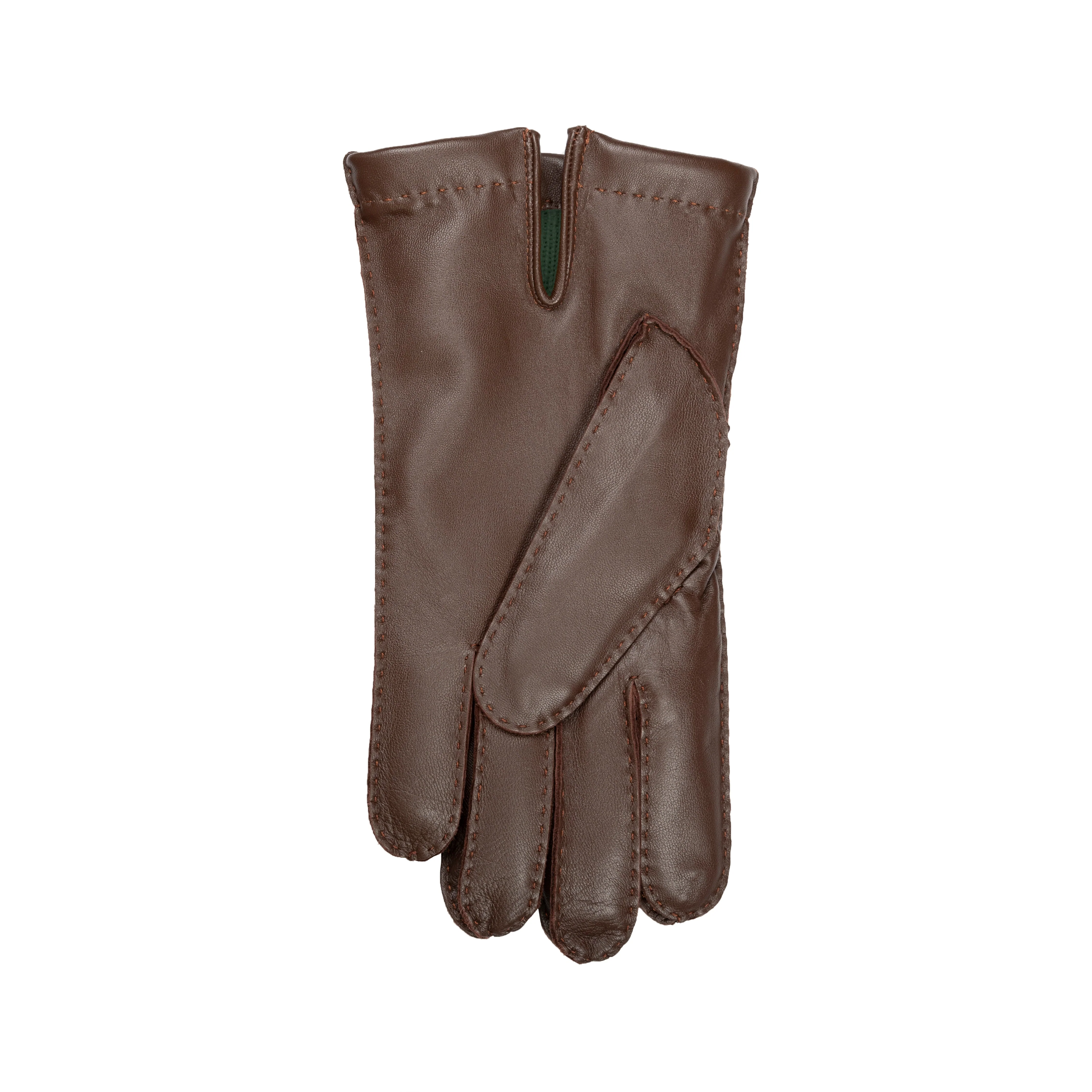 Men’s Heritage Touchscreen Handsewn Three-Point Wool-Lined Leather Gloves - Image 57