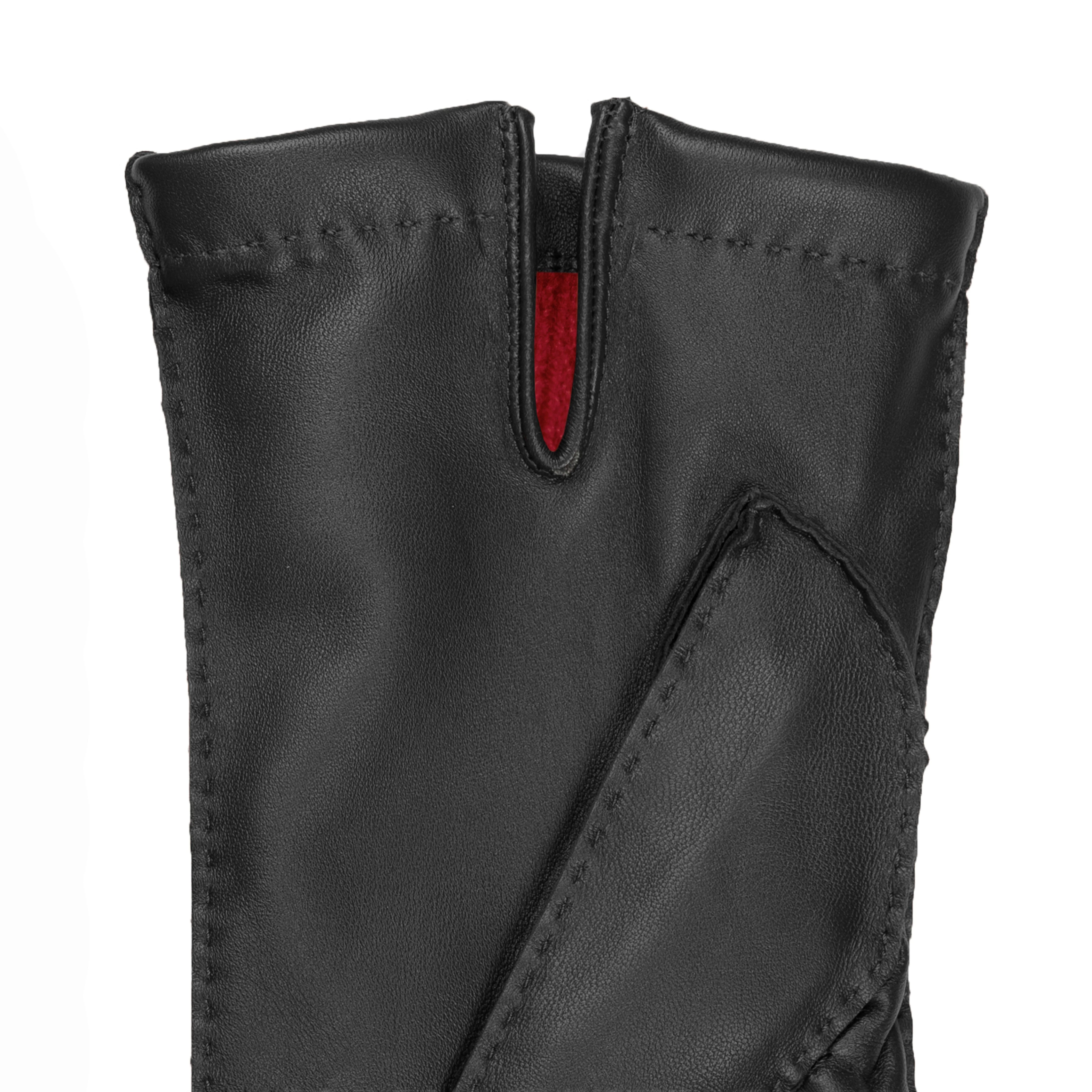 Men’s Heritage Touchscreen Handsewn Three-Point Wool-Lined Leather Gloves - Image 6