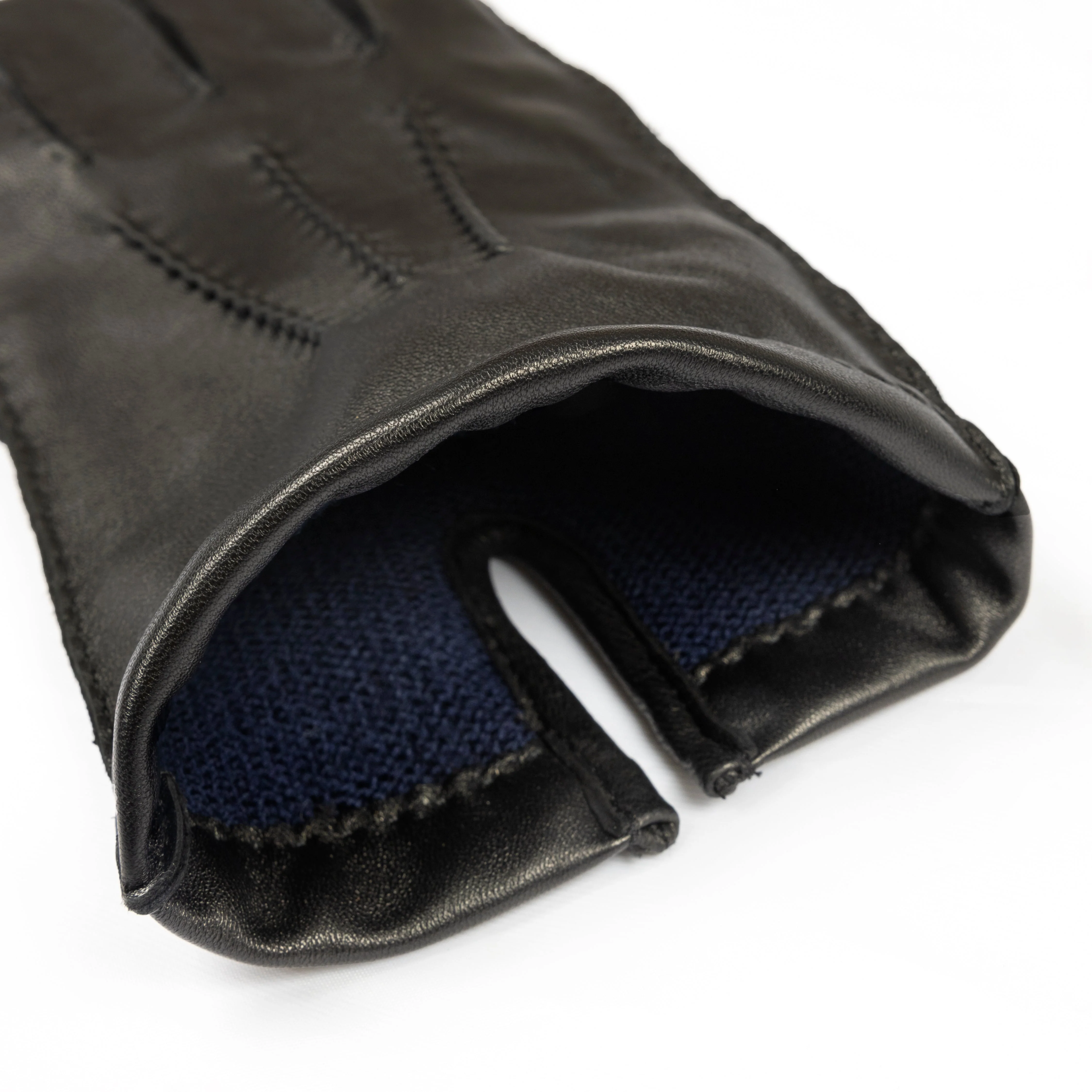 Men’s Heritage Touchscreen Handsewn Three-Point Wool-Lined Leather Gloves - Image 71