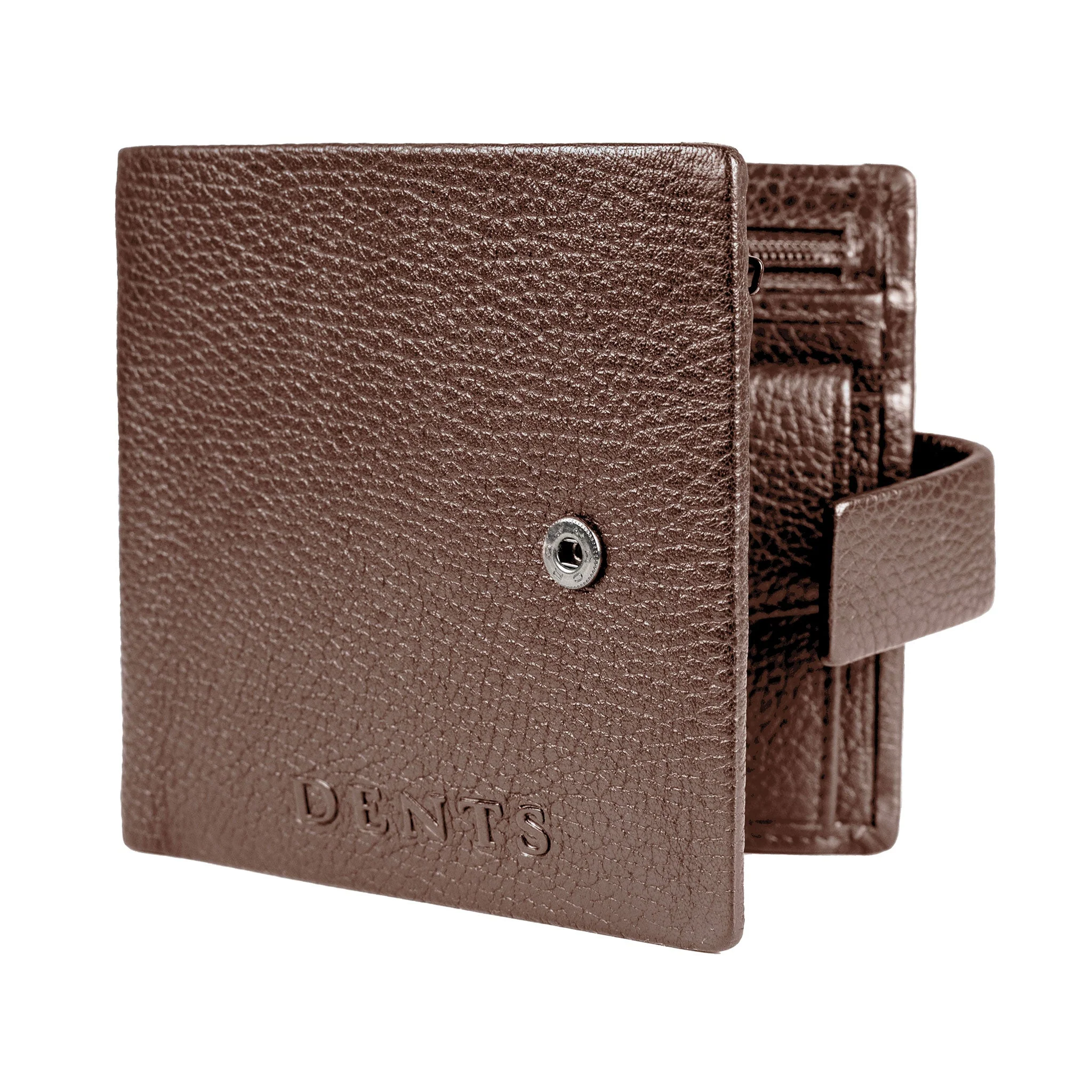 Men’s Pebble Grain Leather Bifold Wallet with RFID Blocking and Coin Purse - Image 12