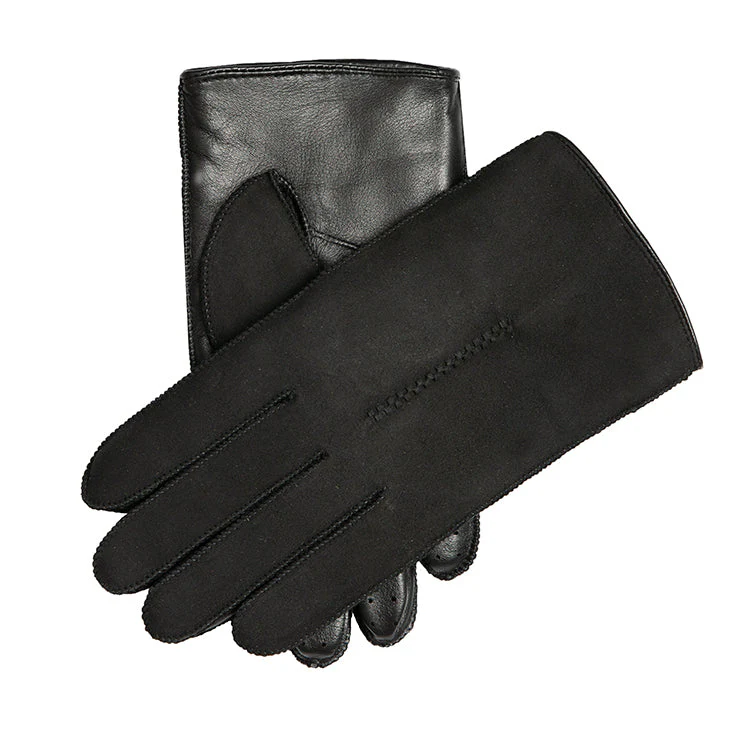 Men’s Touchscreen Single-Point Leather and Sheepskin Gloves