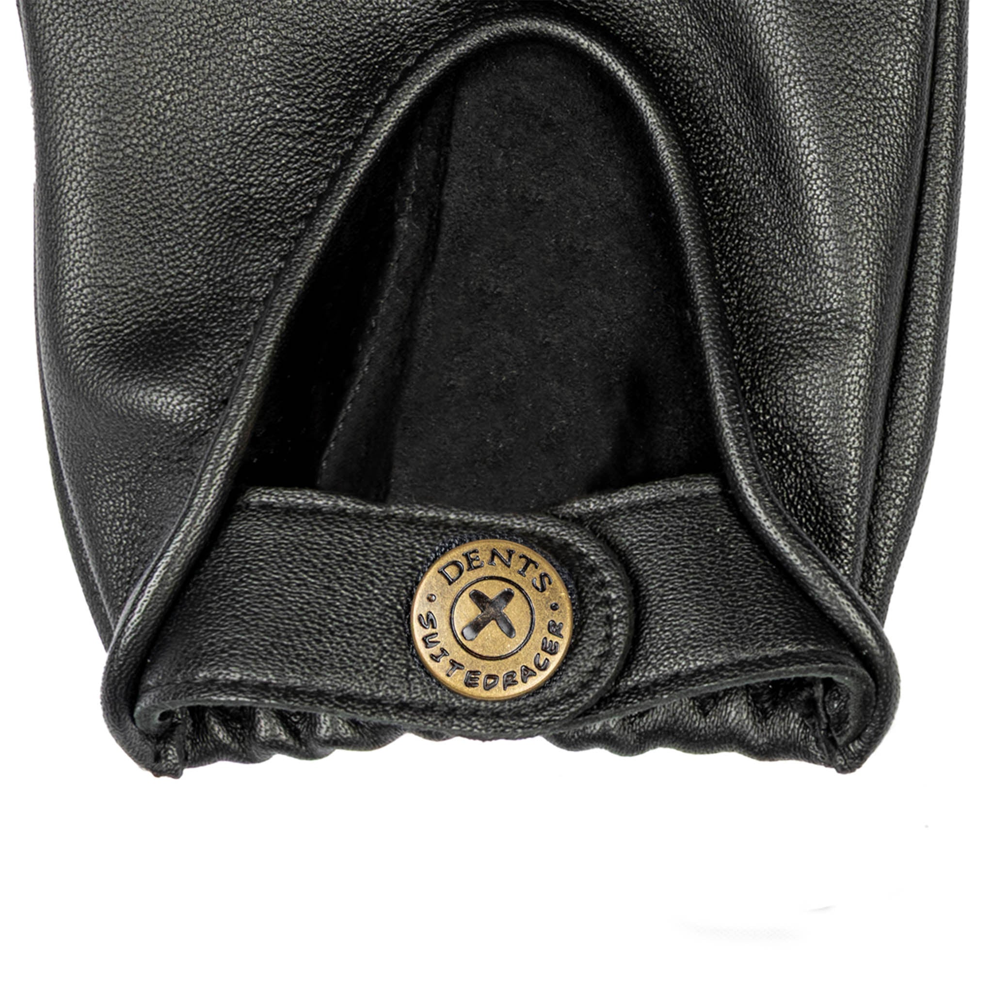 Men’s The Suited Racer Fingerless Water-Resistant Leather Driving Gloves - Image 6