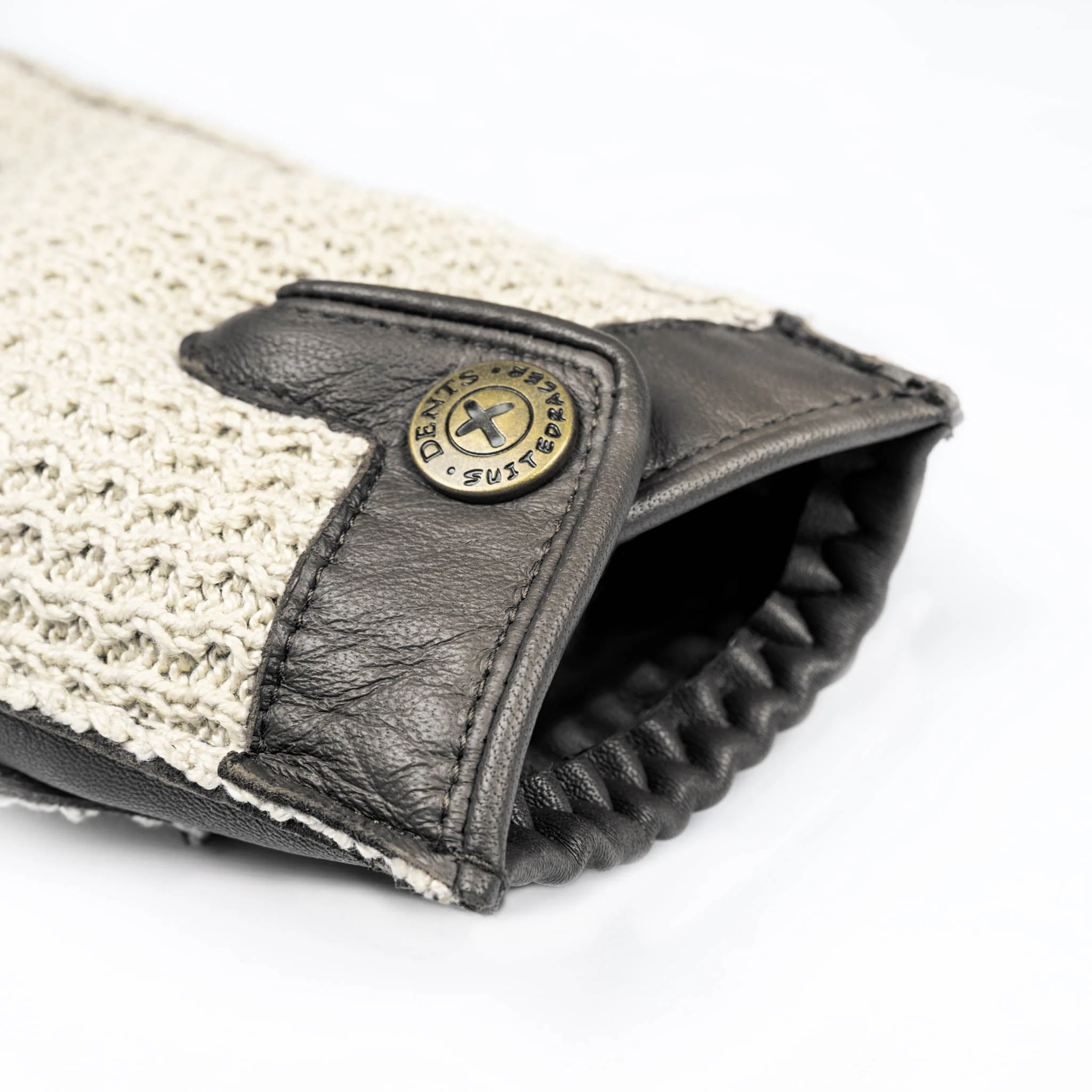 Men’s The Suited Racer Touchscreen Crochet-Back Leather Driving Gloves - Image 14