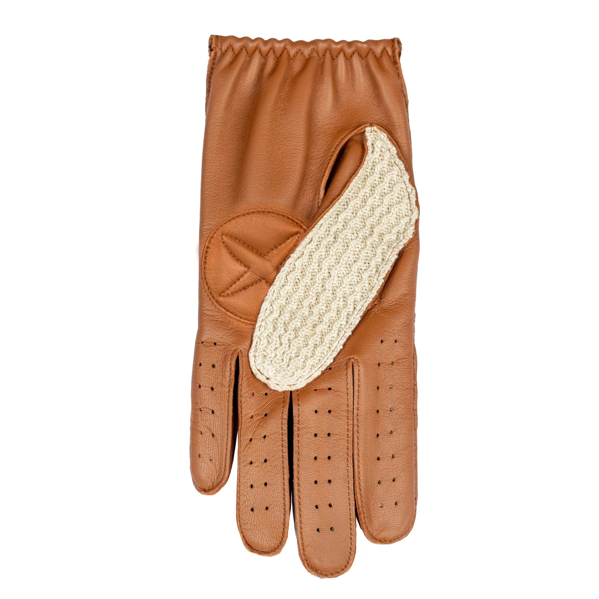 Men’s The Suited Racer Touchscreen Crochet-Back Leather Driving Gloves - Image 20