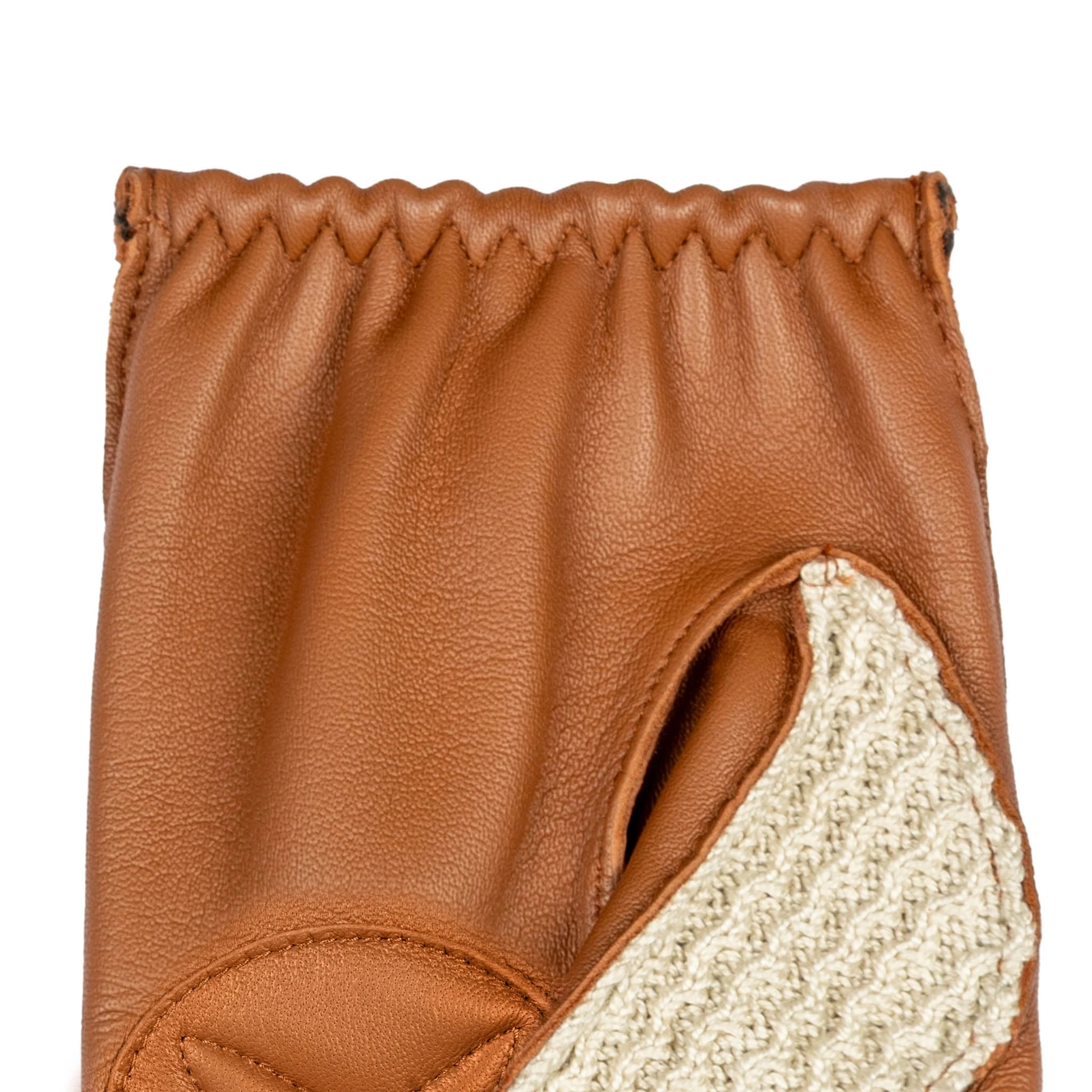 Men’s The Suited Racer Touchscreen Crochet-Back Leather Driving Gloves - Image 21